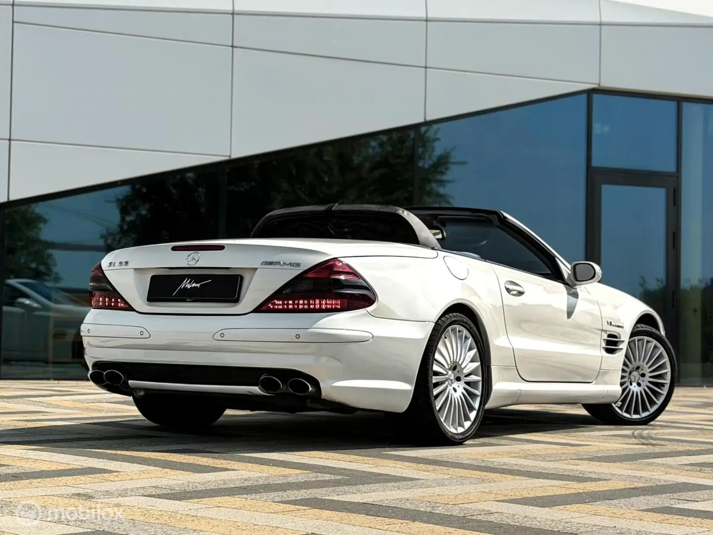 Mercedes-Benz SL 55 AMG |Memory |V8 |Carplay |Leder Weiß - 2