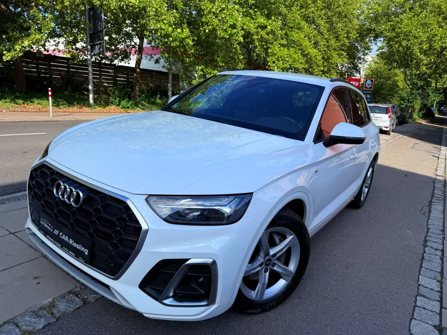 Audi Q5 35 TDI/S-LINE/AUTOM/LEDER/NAVI/VIRTUAL/I HAND Weiß - 2