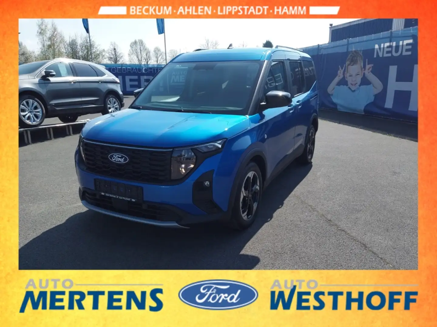 Ford Tourneo Courier Active 1.0 EcoBoost EU6d Blau - 1