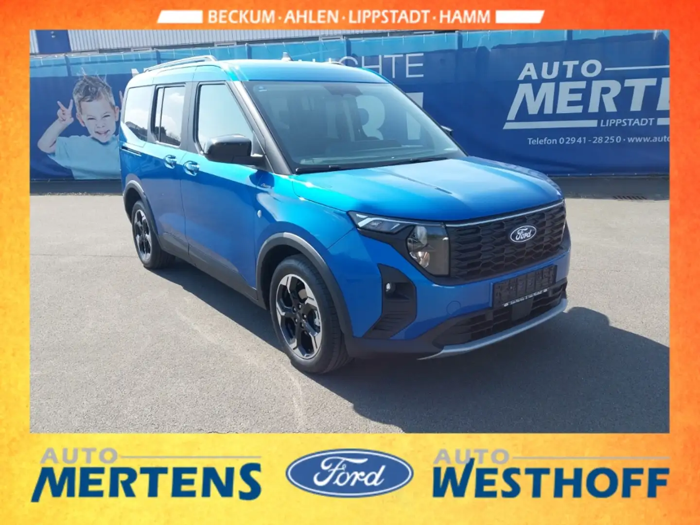Ford Tourneo Courier Active 1.0 EcoBoost EU6d Blau - 2
