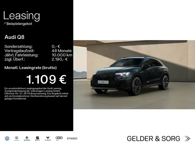 Audi Q8 TFSI e qu. *HD-Matrix*AHK*Pano*B&O*S-Sitz*