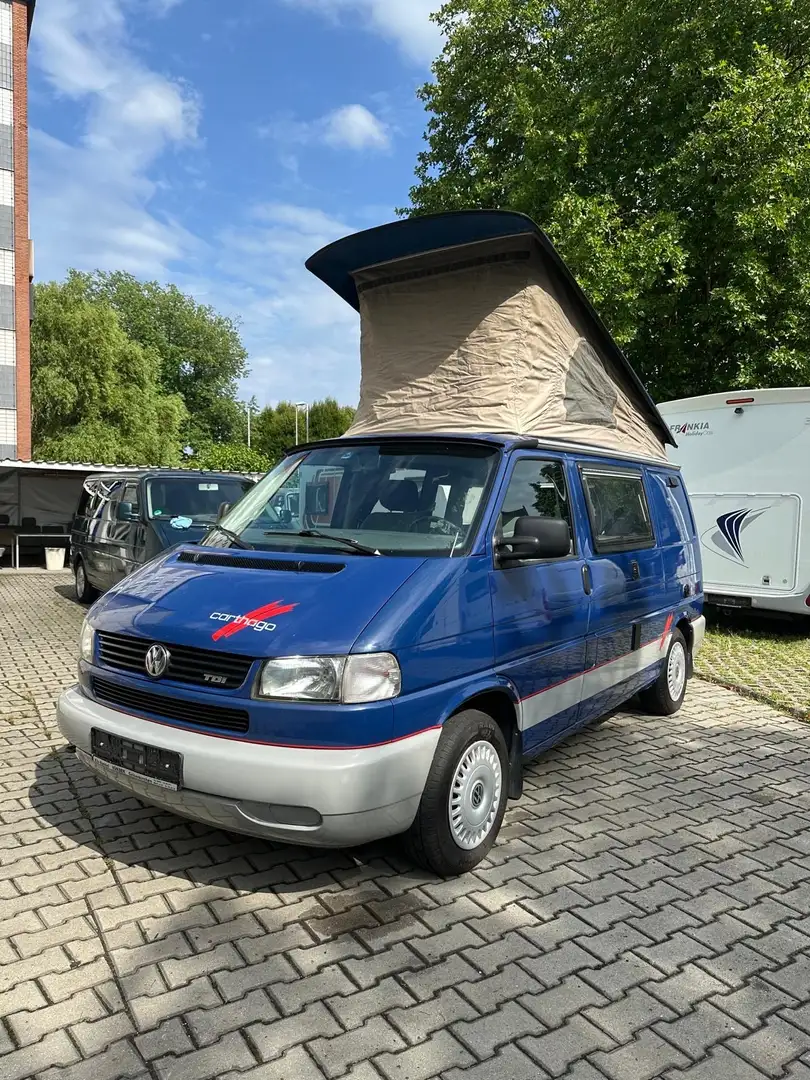 Caravans-Wohnm VW T4 Garthago Malibu 2,5 TDI. Aufstelldach Klima Blue - 1