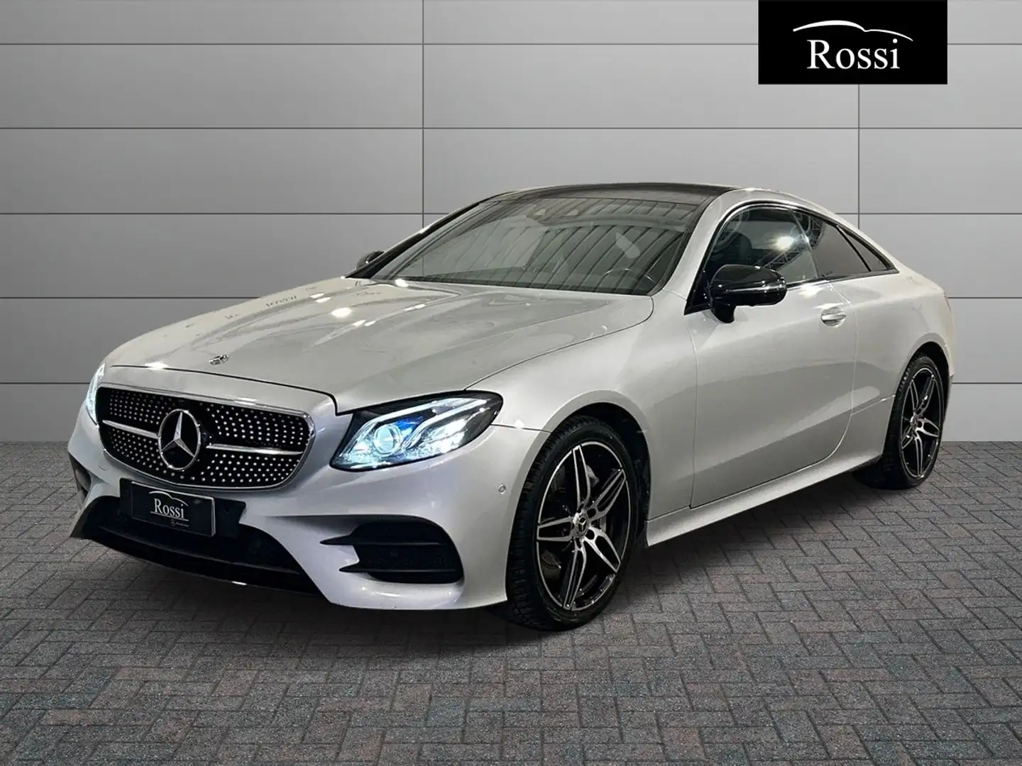 Mercedes-Benz E 400 E coupe 400 d Premium Plus 4matic auto Argento - 1