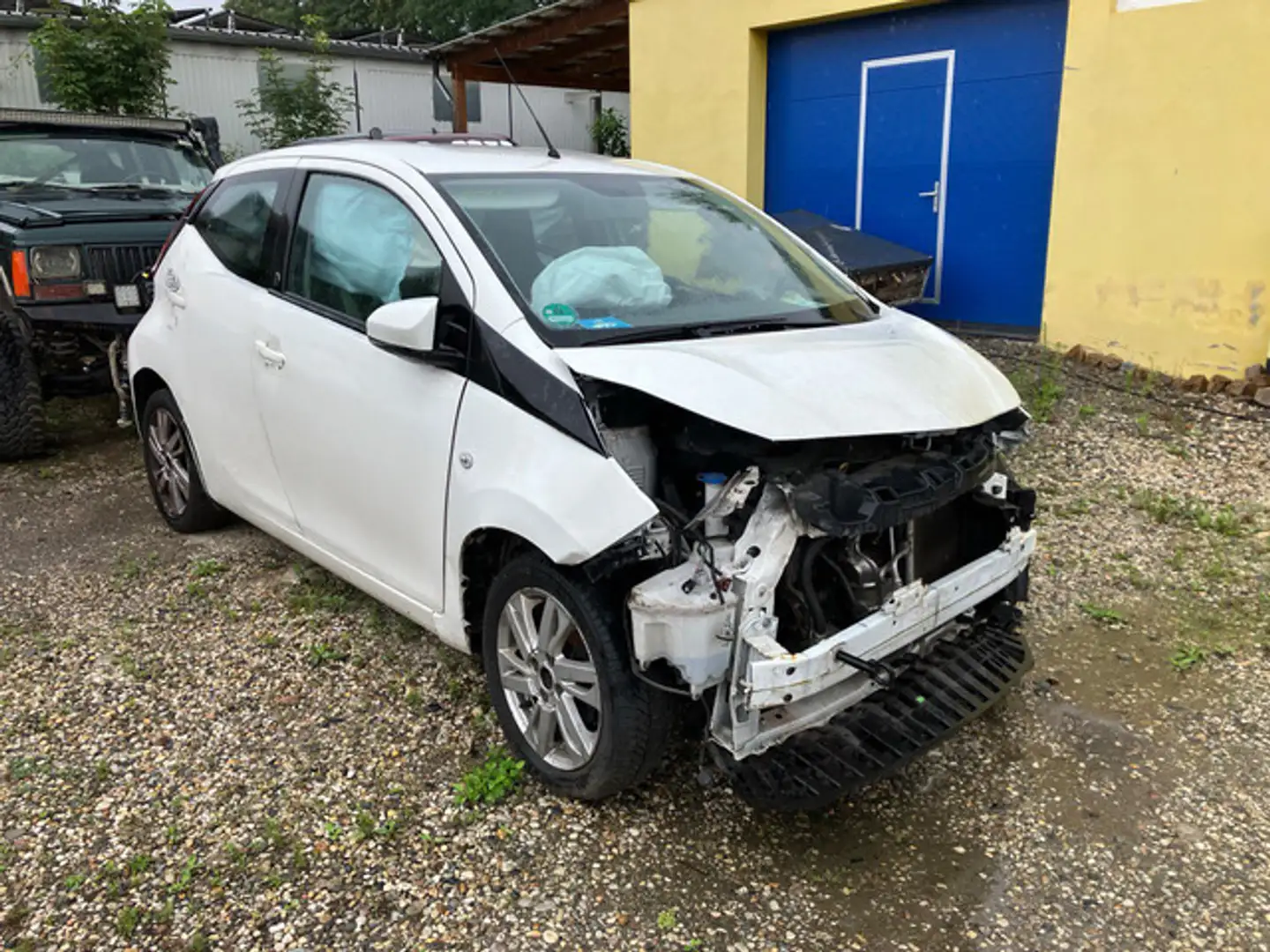 Toyota Aygo 1.0 * SHZ * 1. Hand * Klima * MwSt. ausw, Blanco - 1