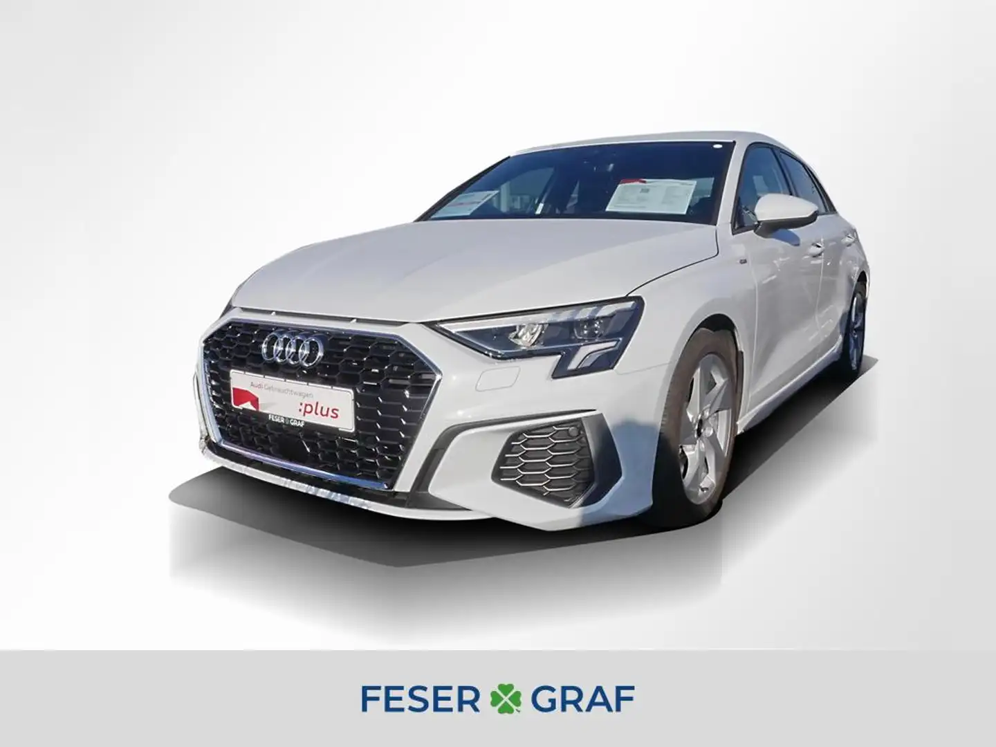 Audi A3 35 TFSI S tronic 2x S line LED Navi Blanc - 1