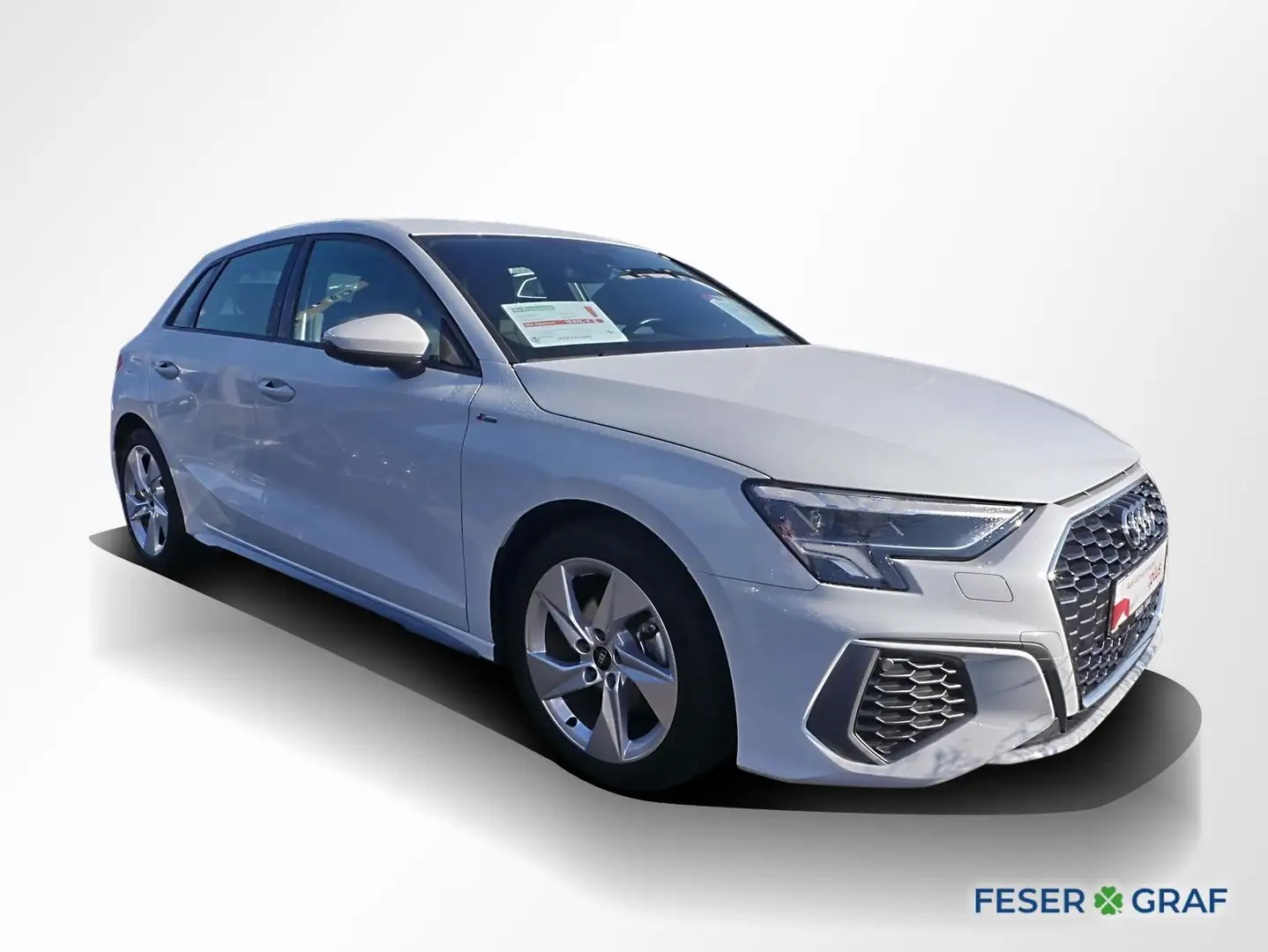 Audi A3 35 TFSI S tronic 2x S line LED Navi Blanc - 2