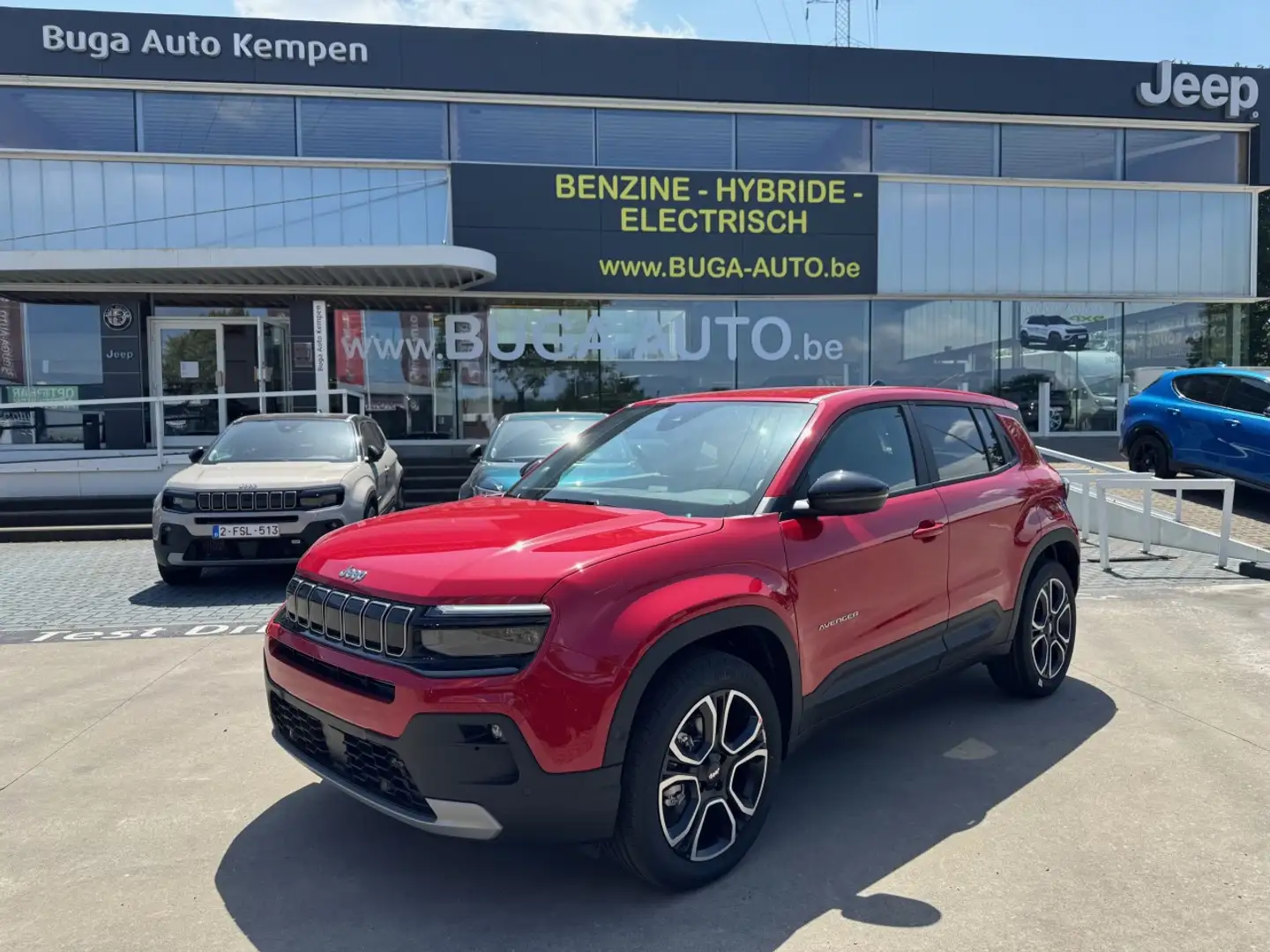 Jeep Avenger SUMMIT 1.2 Turbo e-Hybrid Rood - 1