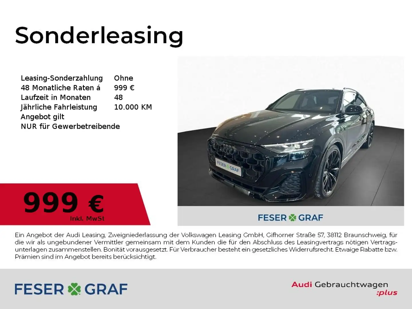 Audi Q8 50 TDI quattro 210kW tiptronic *S line*AHK* Schwarz - 1
