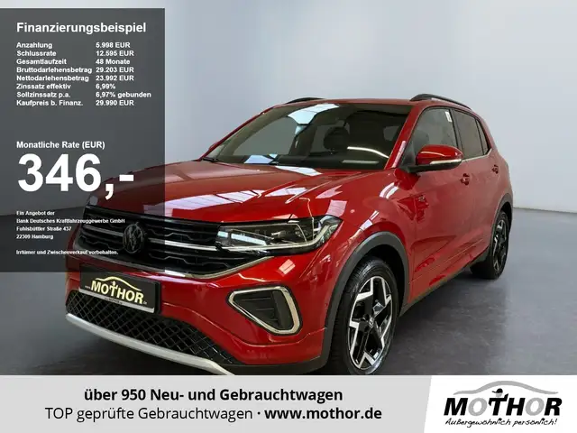 2025 Volkswagen T-Cross in Red for sale