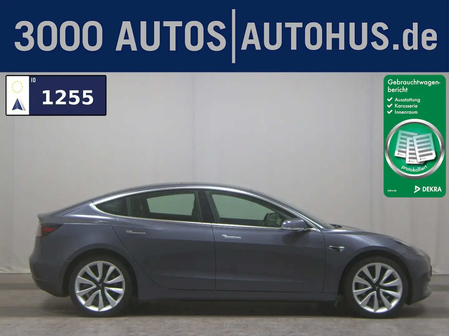 Tesla Model 3 RWD Leder Navi LED RFK Weiß - 1