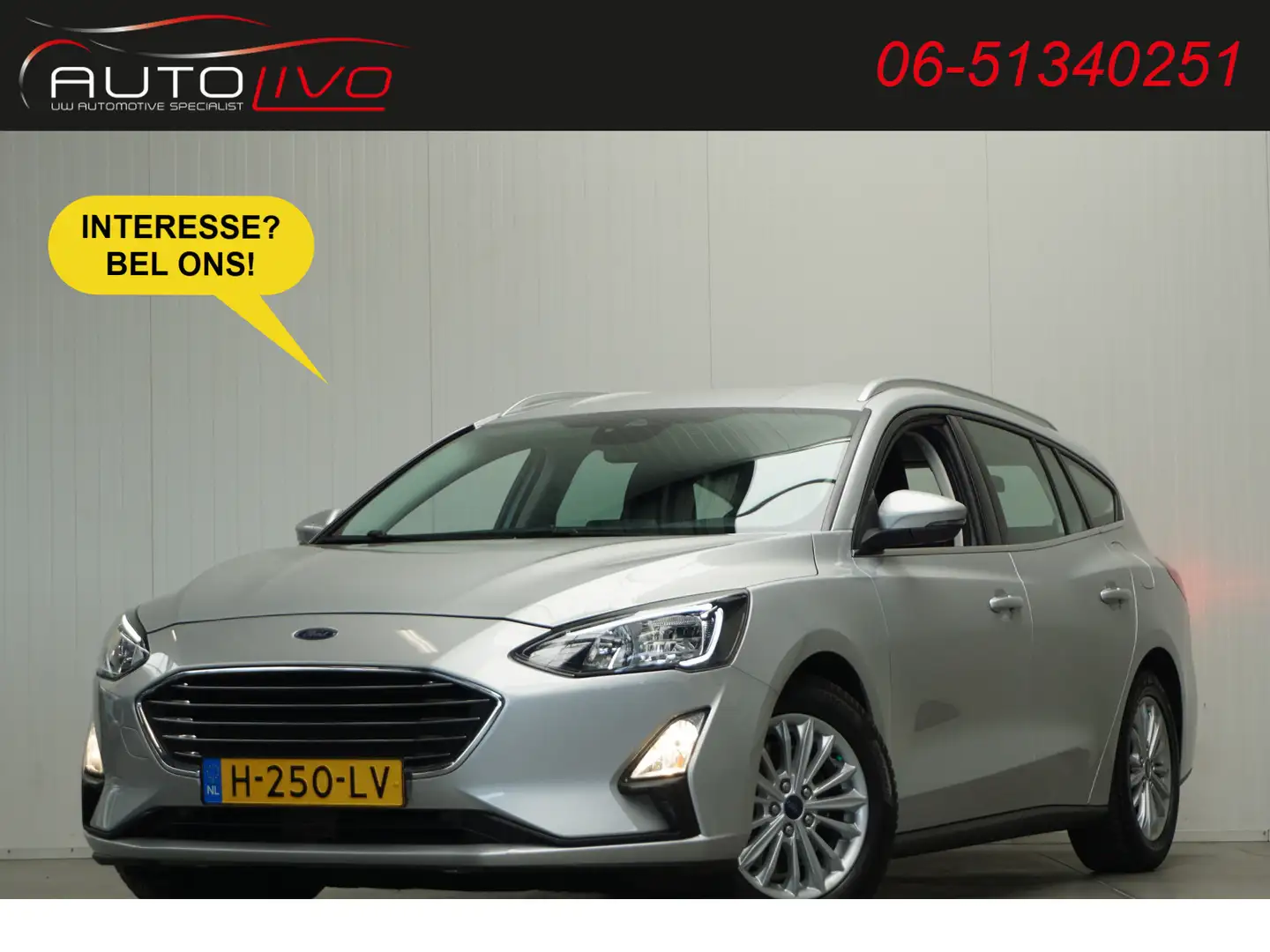 Ford Focus Wagon 1.5 EcoBlue Titanium Business AUTOMAAT! B & Grau - 1