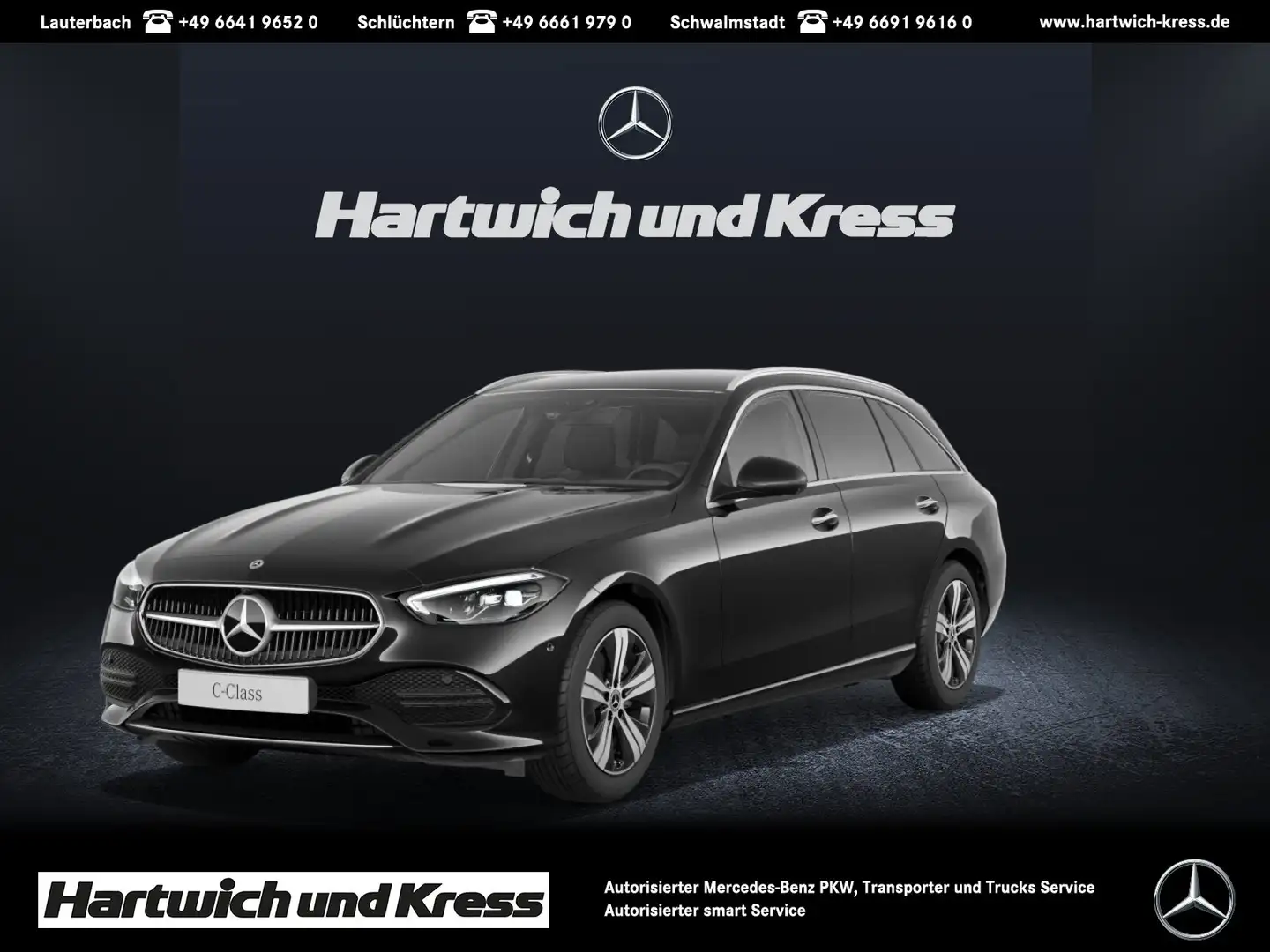 Mercedes-Benz C 180 C 180 T Edition Avantgarde+AHK+360°Kamera+LED+Memory+ Noir - 1