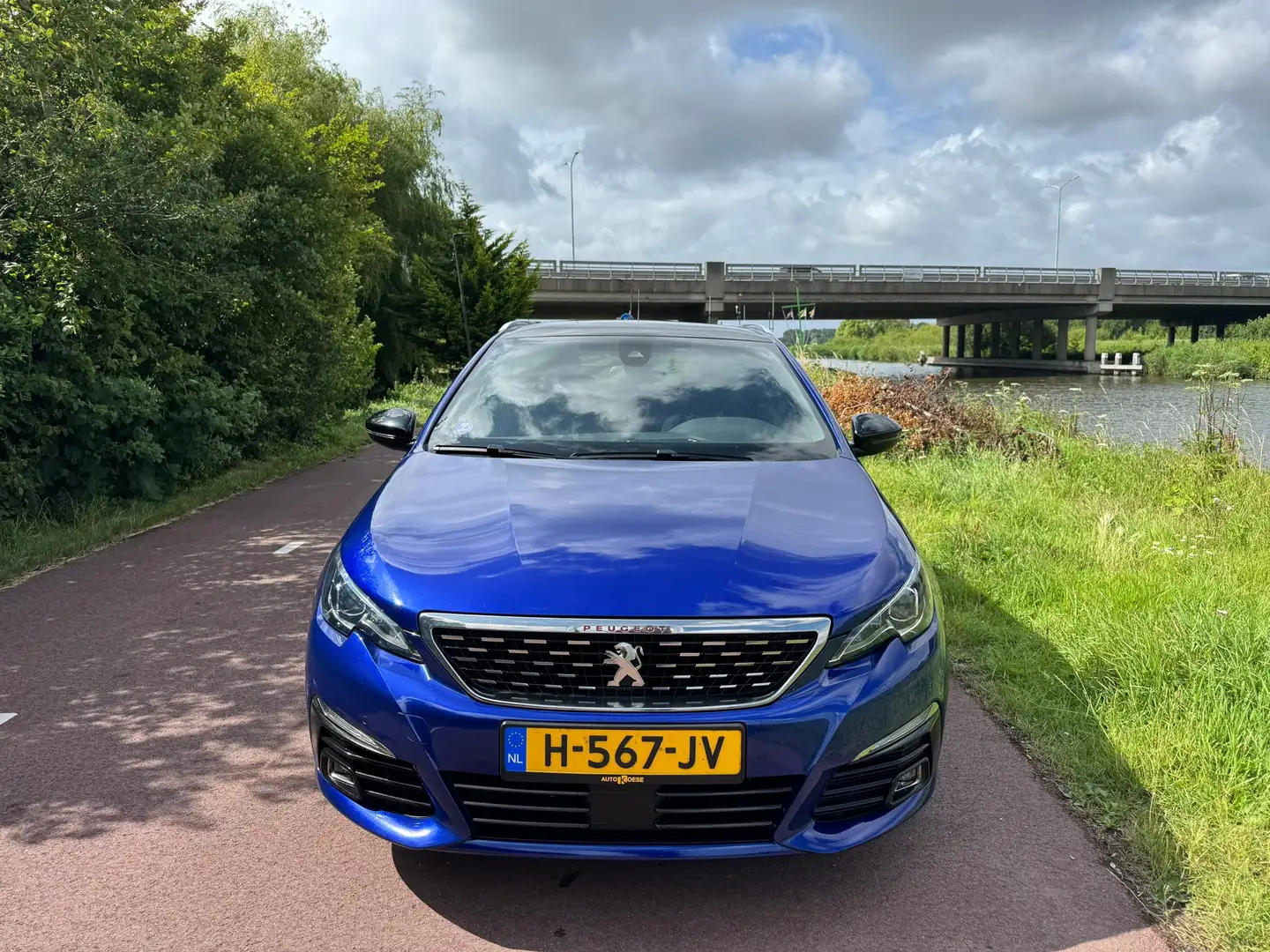 Peugeot 308 SW 1.2 PureTech GT-line|Autom.|1e eig.|Luxe| Blauw - 2