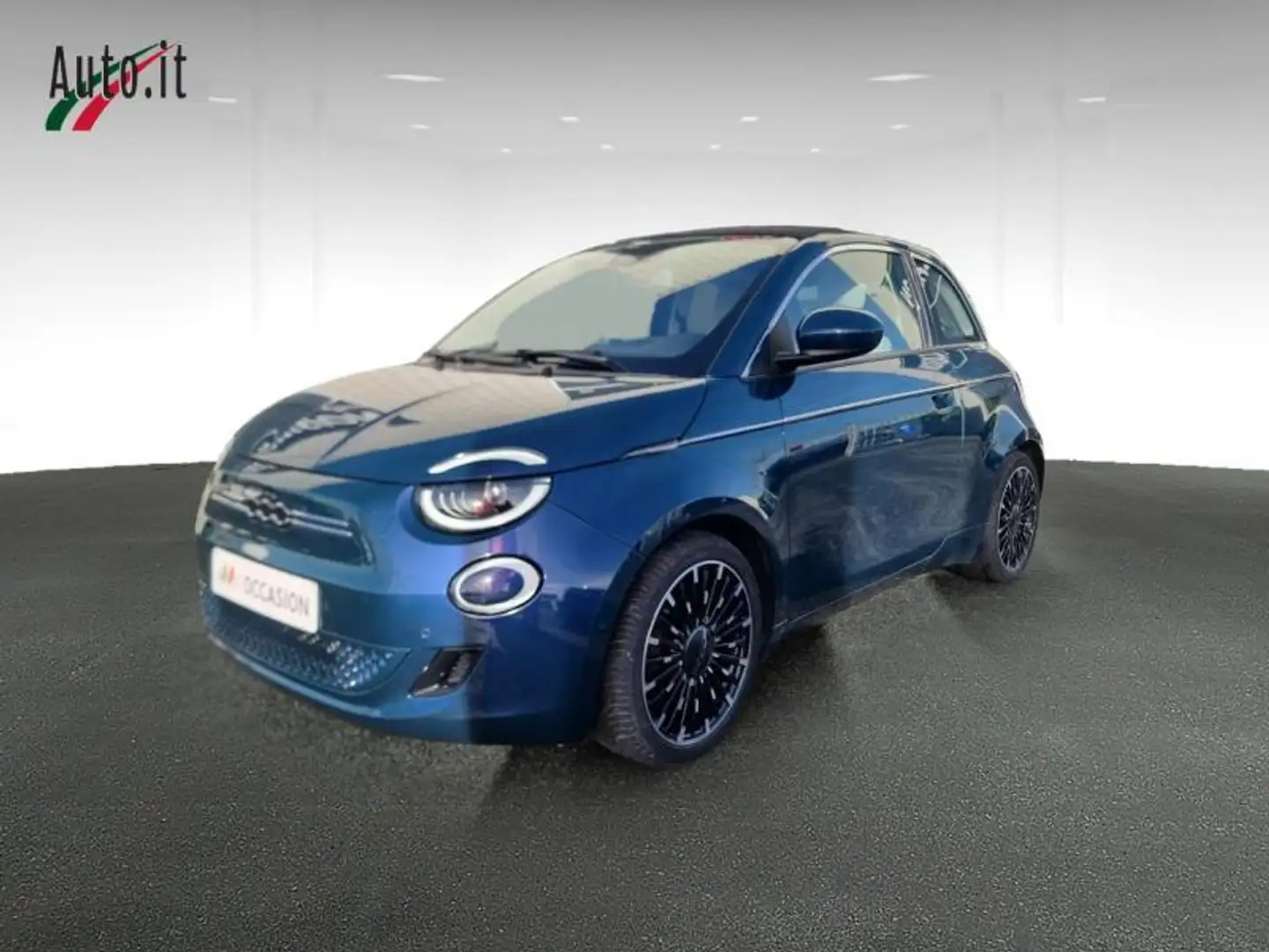 Fiat 500e LA PRIMA CABRIO Bleu - 1