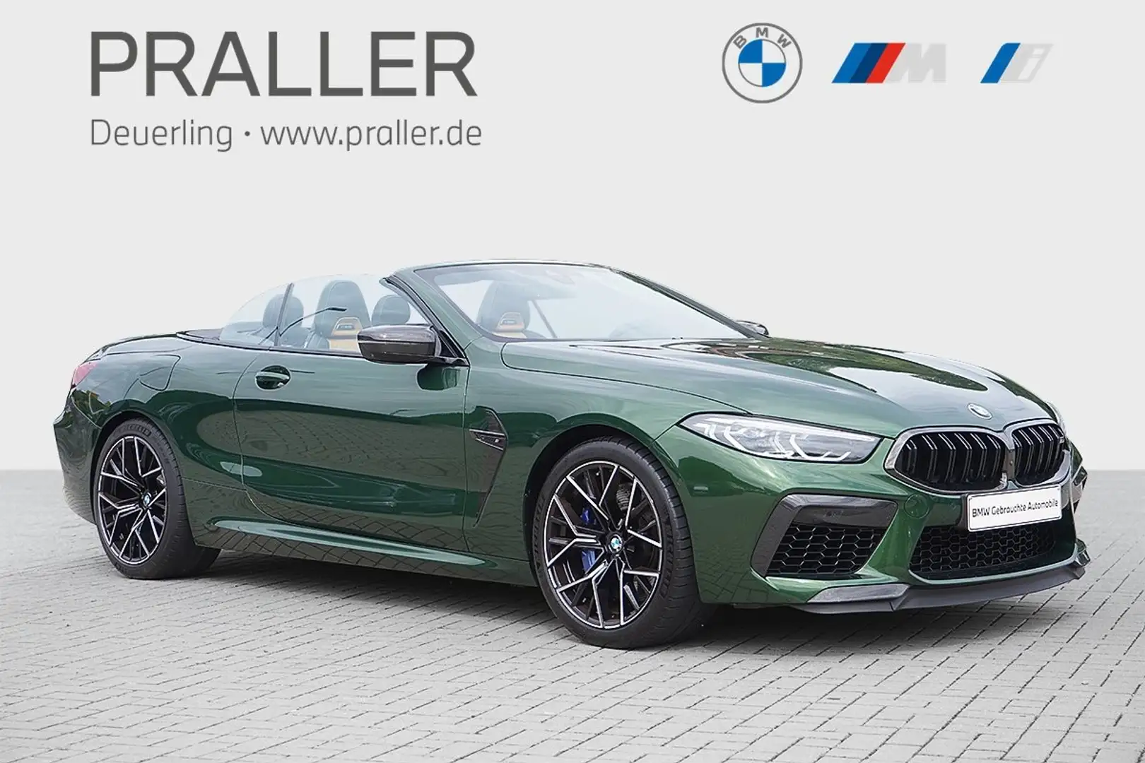 BMW M8 Cabrio Individual B&W-Sound Laserlicht HeadUp 360K Grün - 1