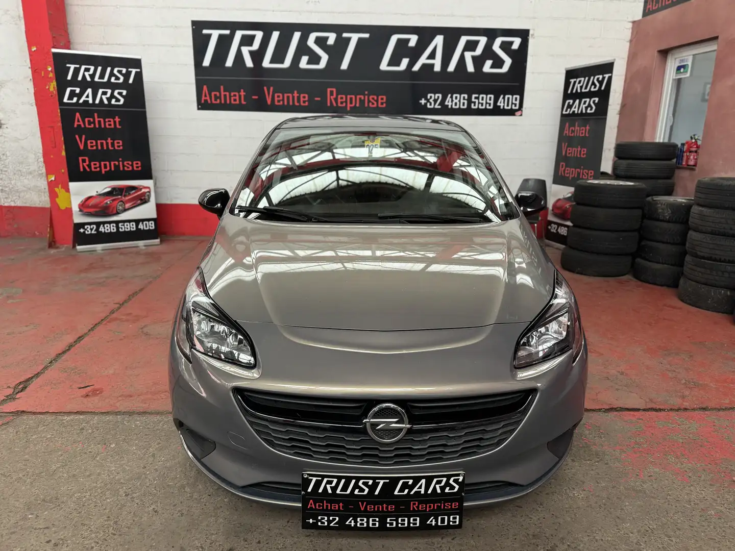 Opel Corsa 1.4i Black Edition 12 MOIS DE GARANTIE Gris - 1