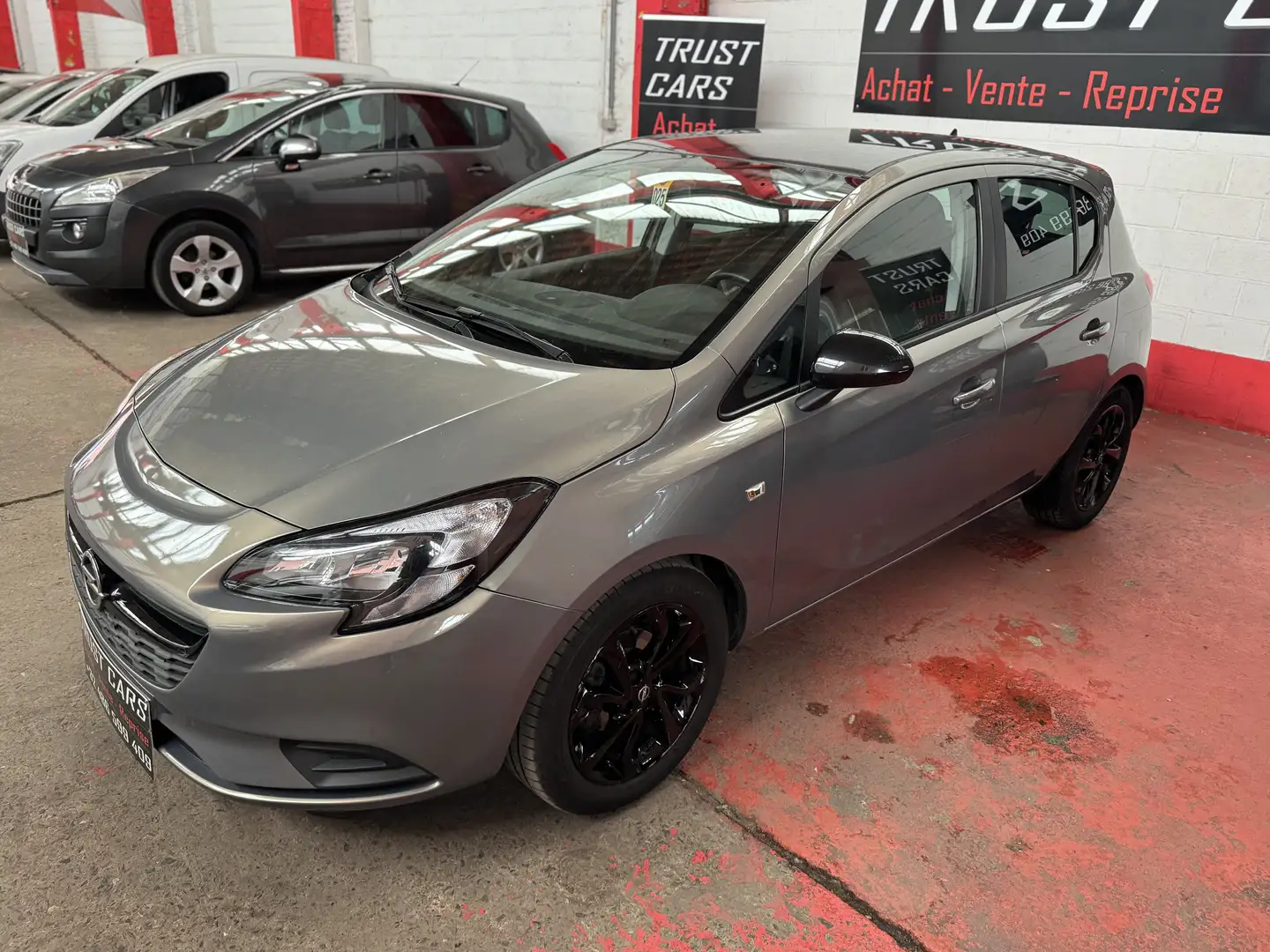 Opel Corsa 1.4i Black Edition 12 MOIS DE GARANTIE Gris - 2