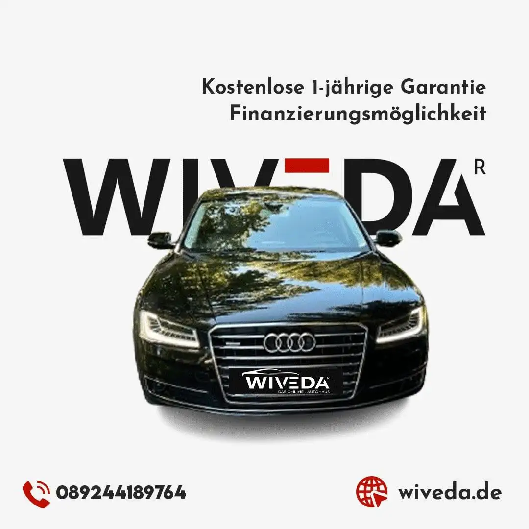 Audi A8 3.0 TDI quattro STANDHZG~GSD~SOFT CLOSE~HUD Black - 1