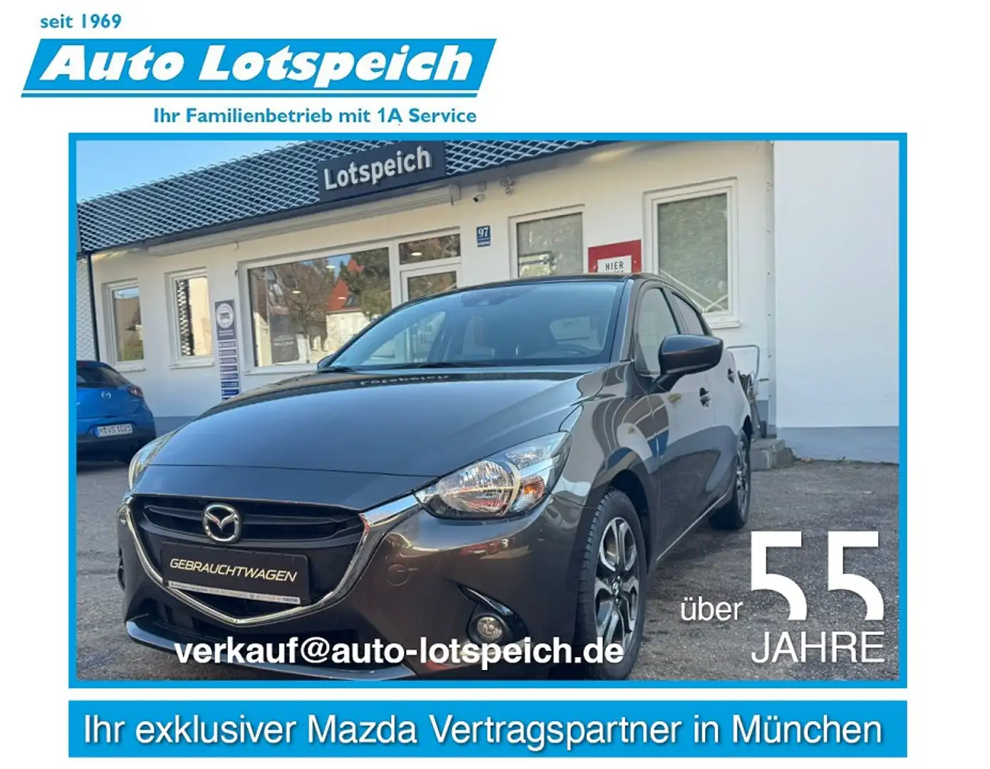 Mazda 2 SKYACTIV-G 90 Mazda 2 Al-Nakama, Einpark Hinten, 9 Grau - 1