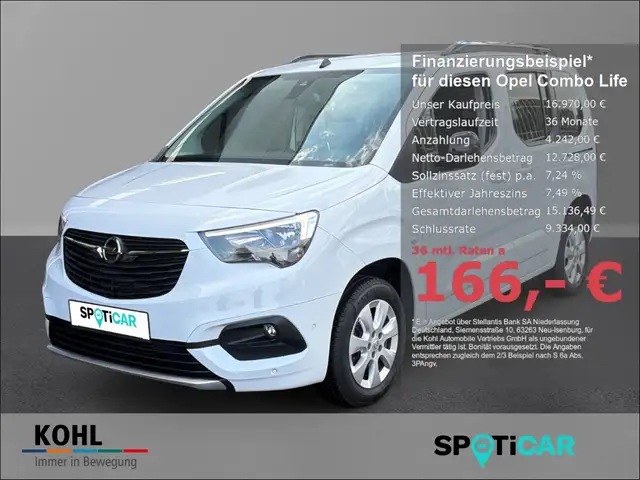 Opel Combo Life Ultimate 1.5 130PS PDC Keyless Spurhalteass.