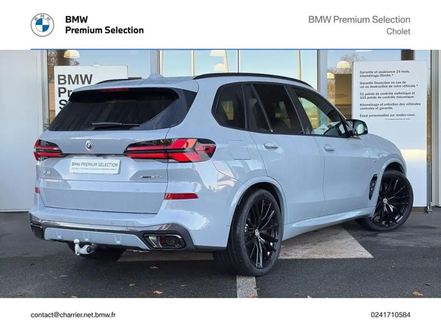 BMW X5 xDrive50e 489ch M Sport Gris - 2