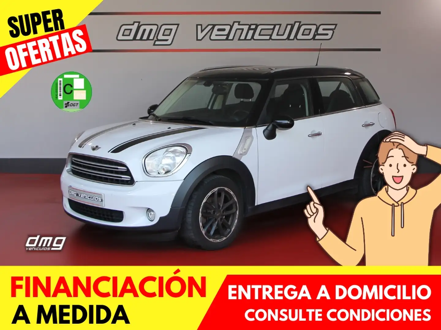 MINI Cooper Countryman D Blanc - 1