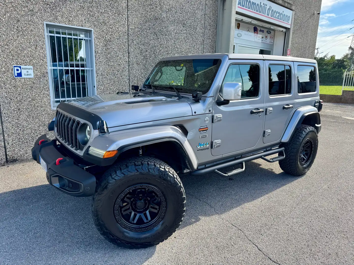 Jeep Wrangler 2.0 turbo Sahara auto "FOX"TERAFLEX"FULL!" Argent - 1