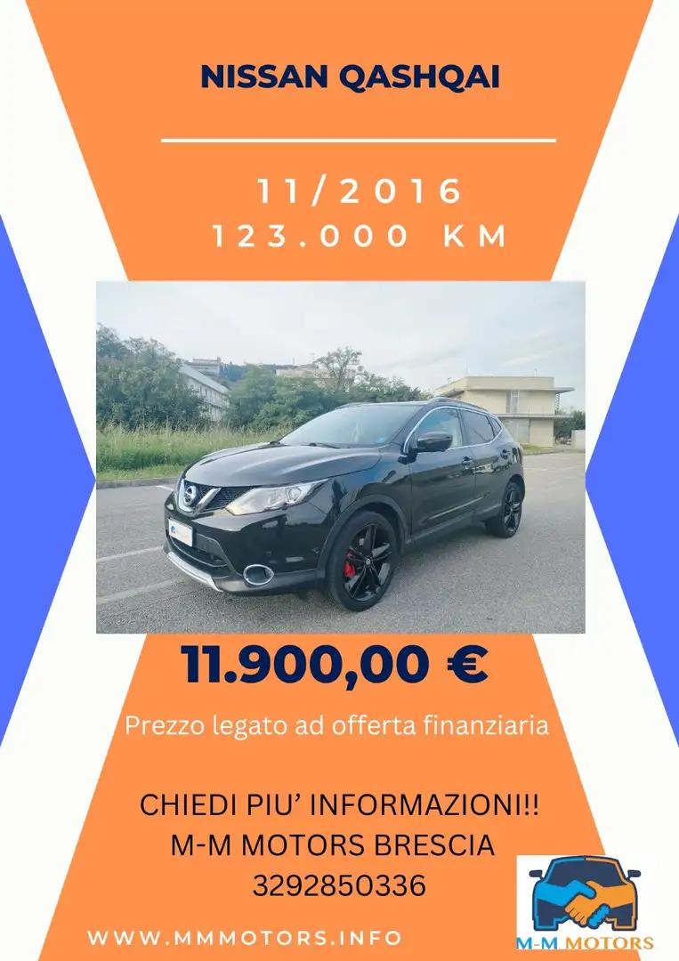 Nissan Qashqai 1.6 dCi X-Tronic 2WD Black Edition ProM-Mo Noir - 2