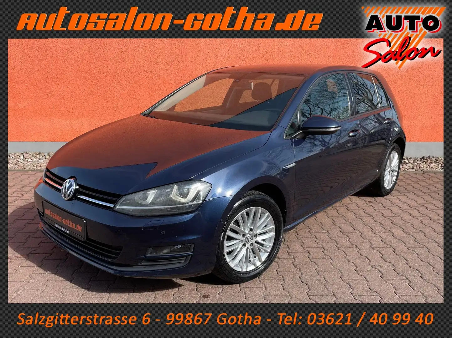 Volkswagen Golf VII TSI DSG BMT Cup XENON+KLIMAAUT SHZ AHK Bleu - 1