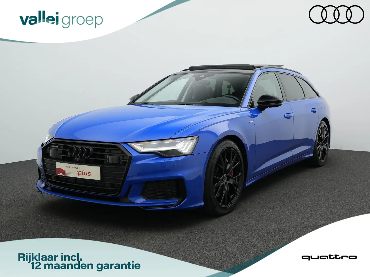 Audi A6 Avant 55 TFSI e 367 pk quattro Pro Line S Competit Blauw - 1