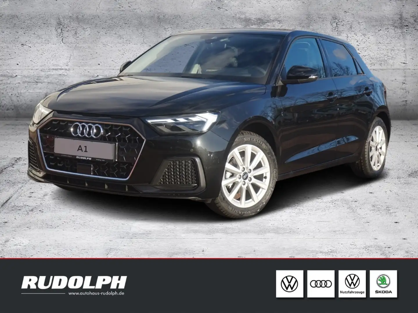 Audi A1 advanced 25 TFSI S tronic NAVI LED EPH GRA SHZG Schwarz - 2