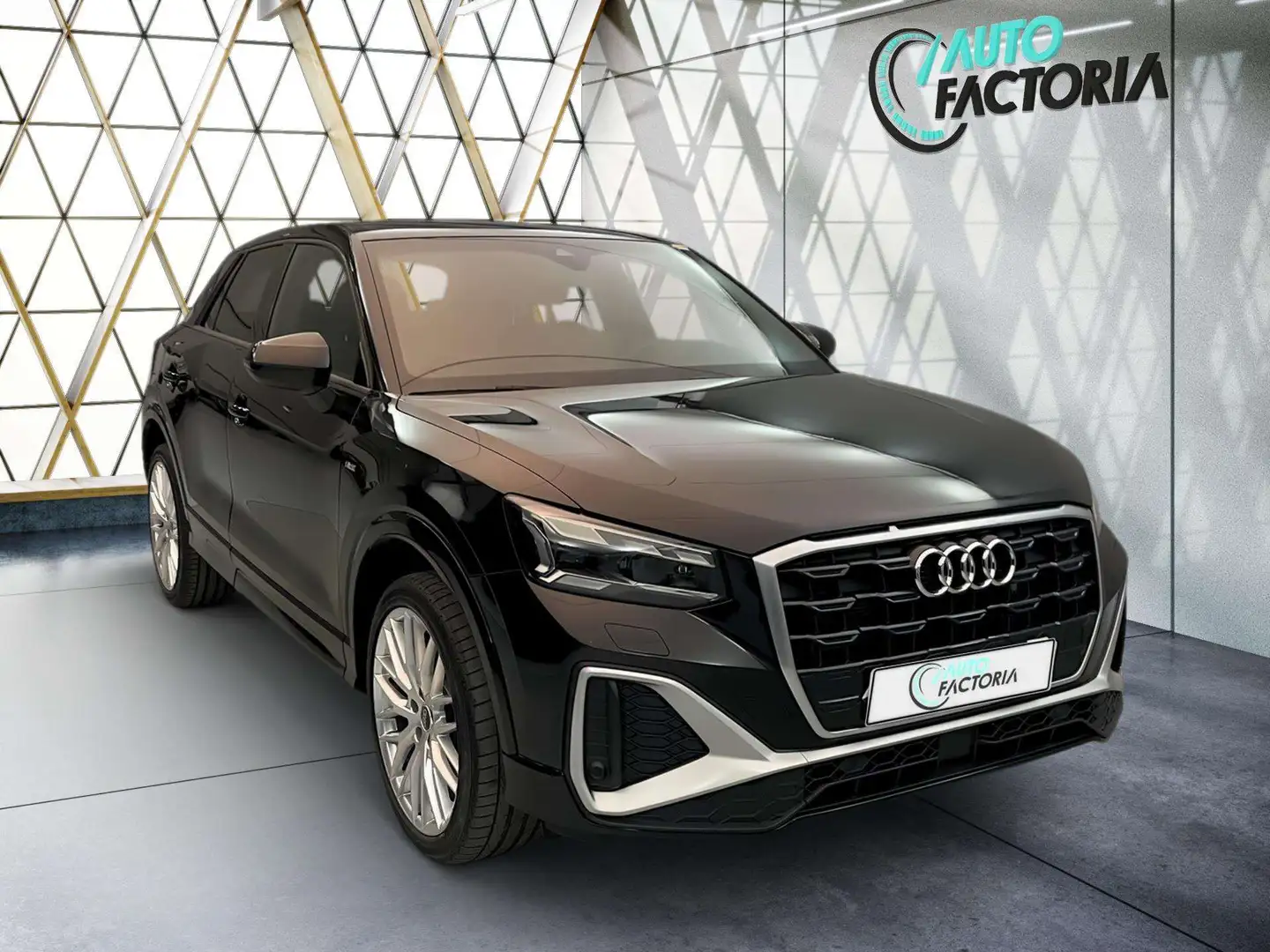 Audi Q2 -37% 35 TDI 150 BVA SLINE +GPS+CAM+MATRIX LED+Opts Zwart - 2