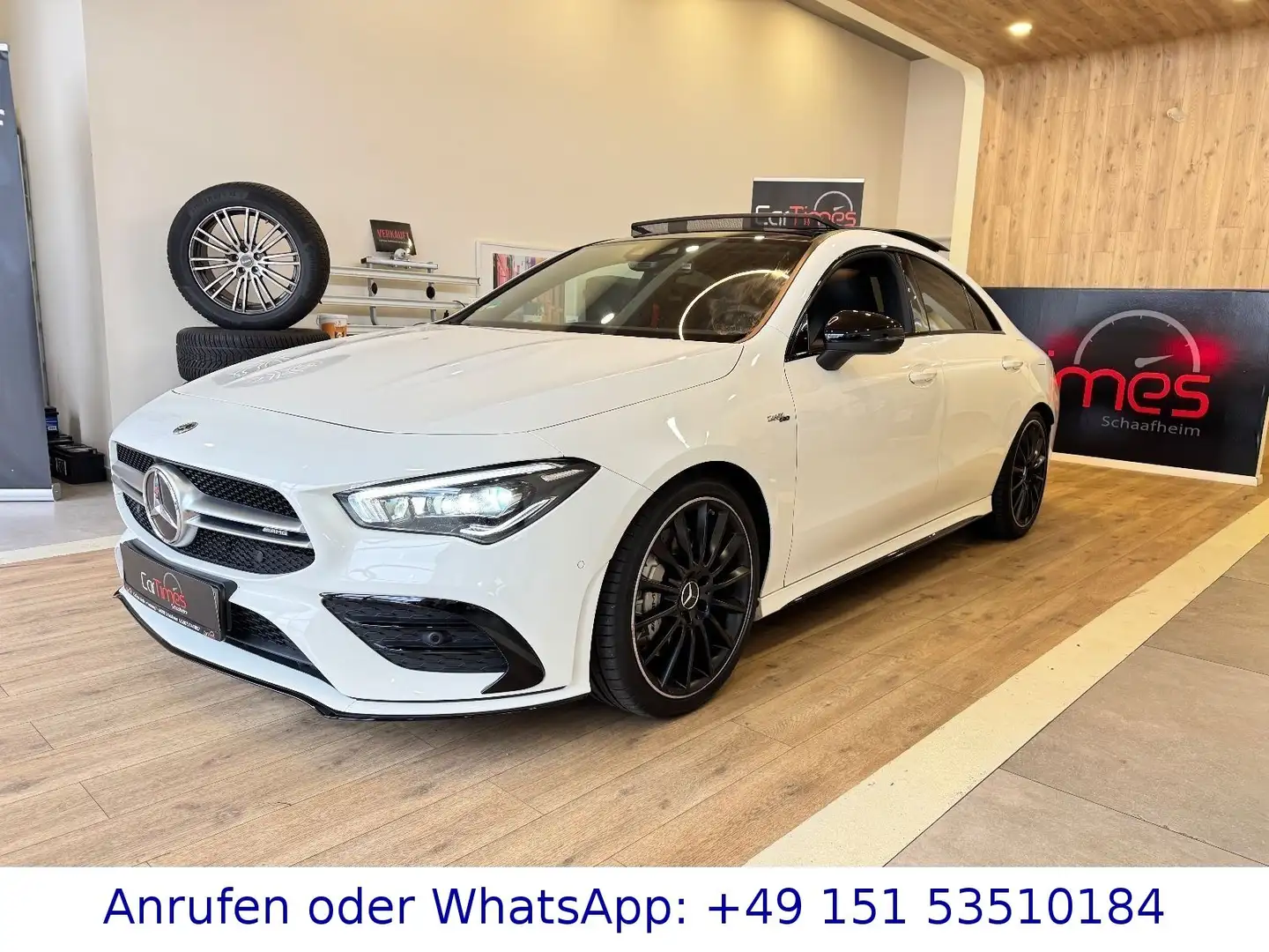 Mercedes-Benz CLA 35 AMG 4Matic/ROTEGUR/NIGHT/PANO/SERVICE NEU Weiß - 1