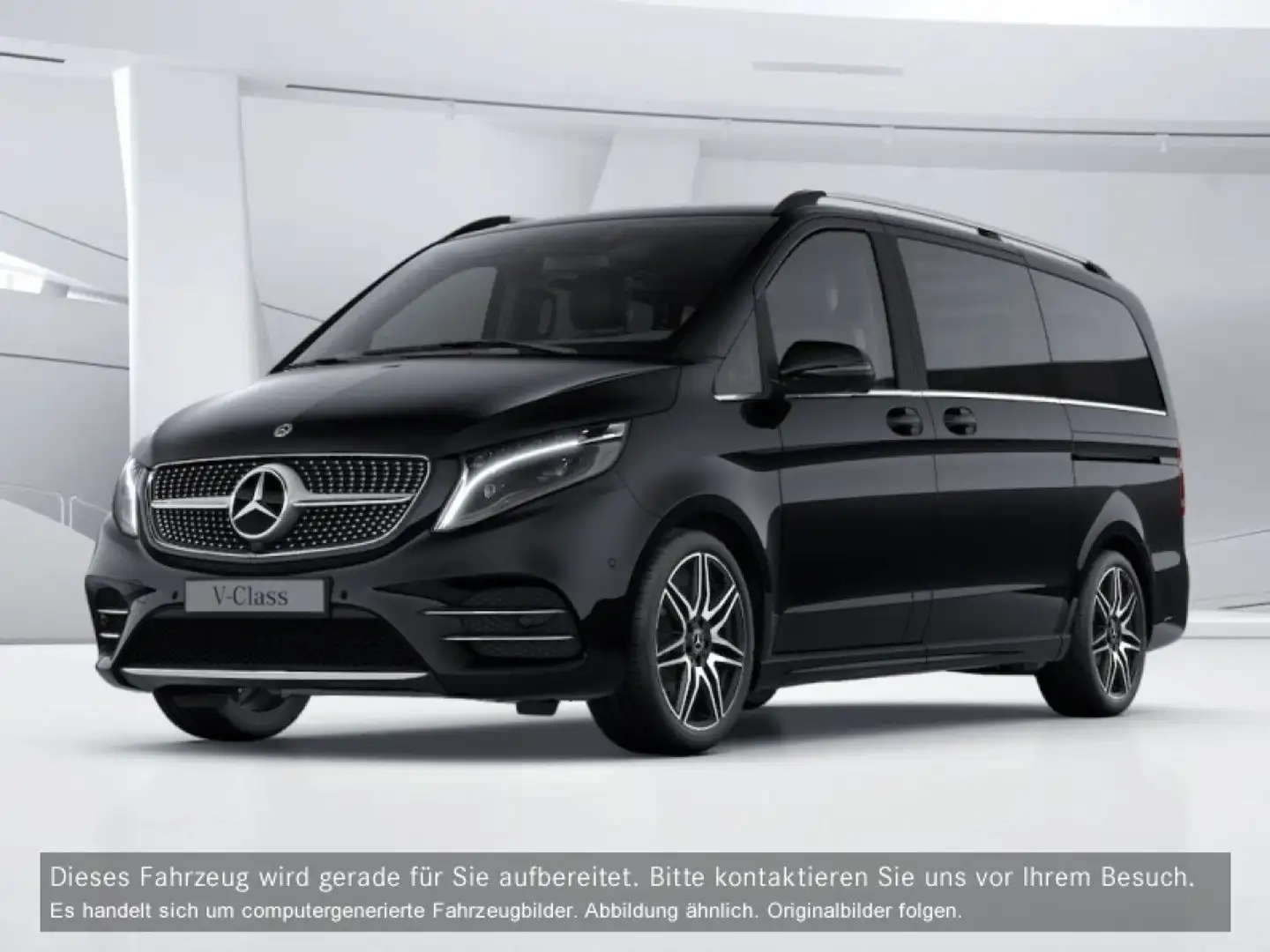 Mercedes-Benz V 300 d lang 4M Edition AMG 360° Stdhzg Burmester Schwarz - 2