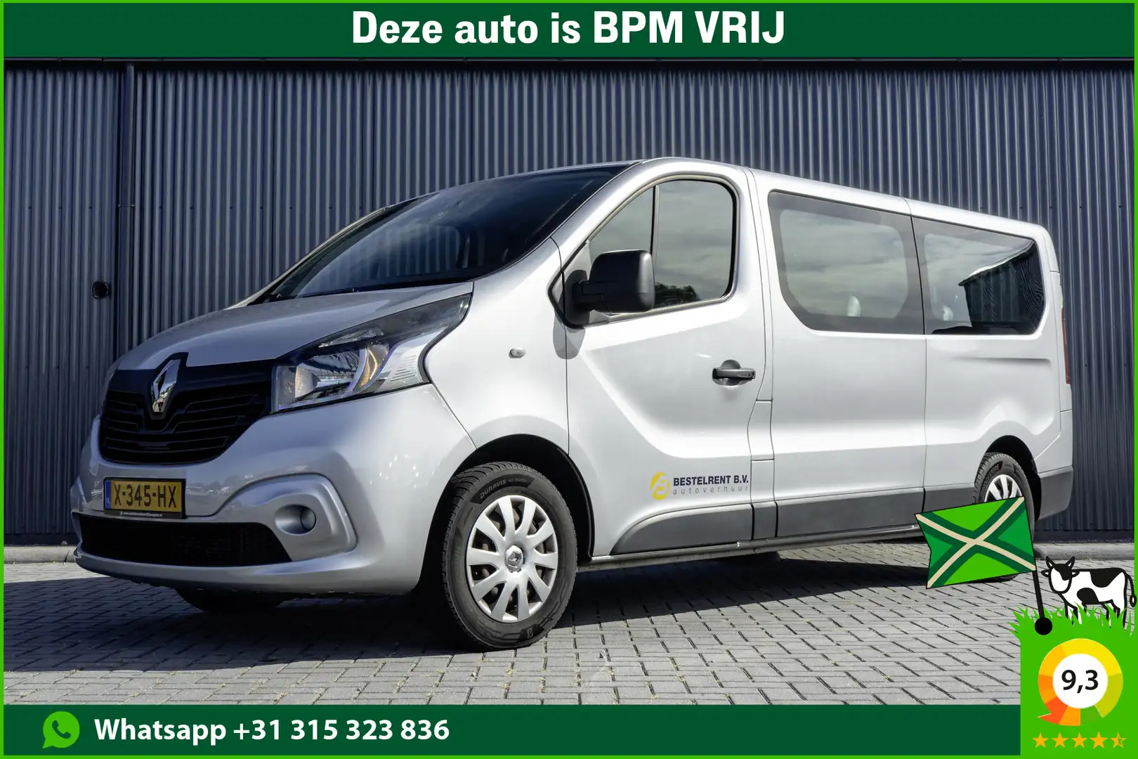 Renault Trafic Passenger **dCi 9-Pers L2H1 | Incl. BPM, BTW vrij Zilver - 1