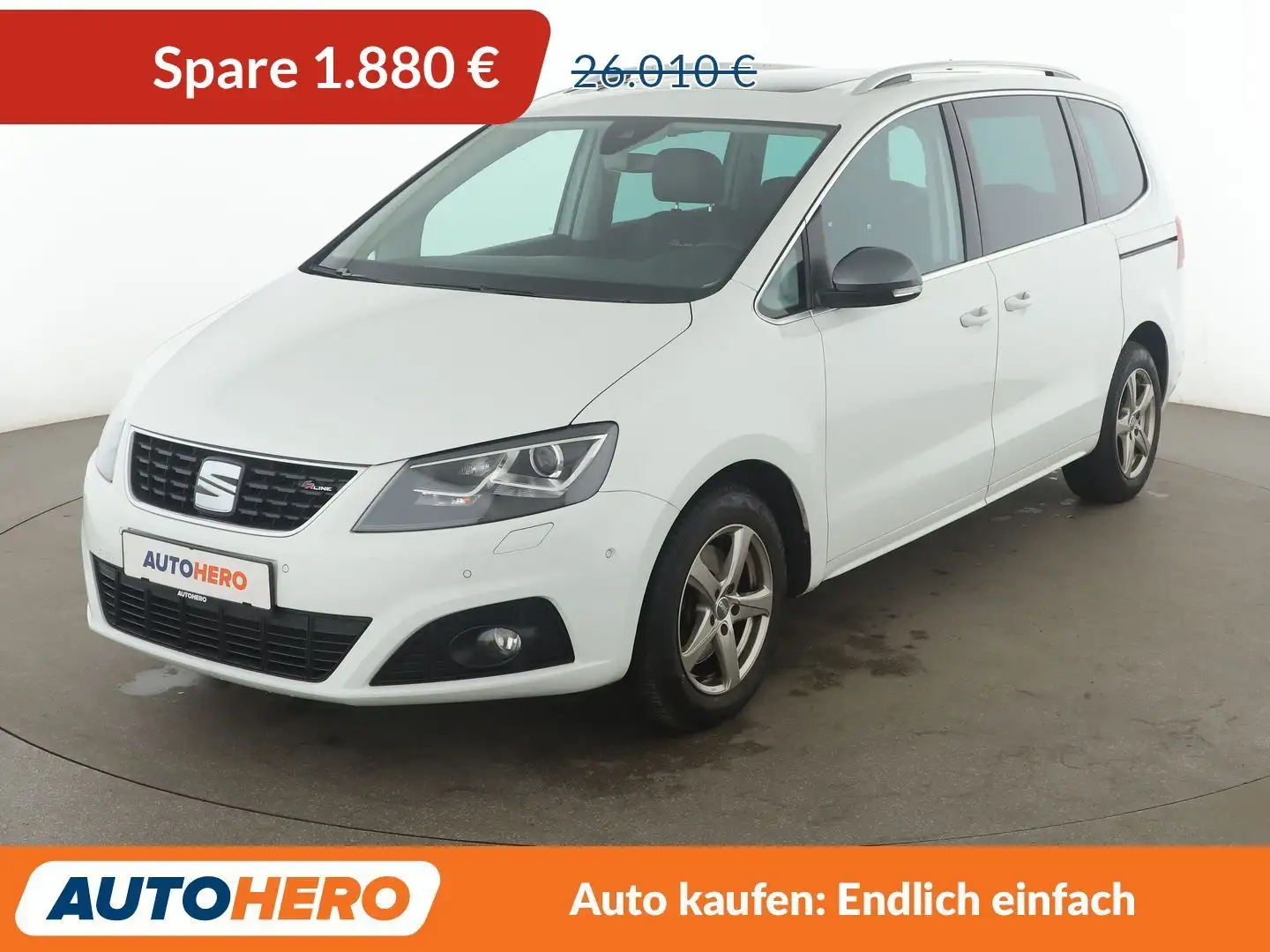 SEAT Alhambra 2.0 TDI FR-Line*NAVI*CAM*ACC* Blanc - 1