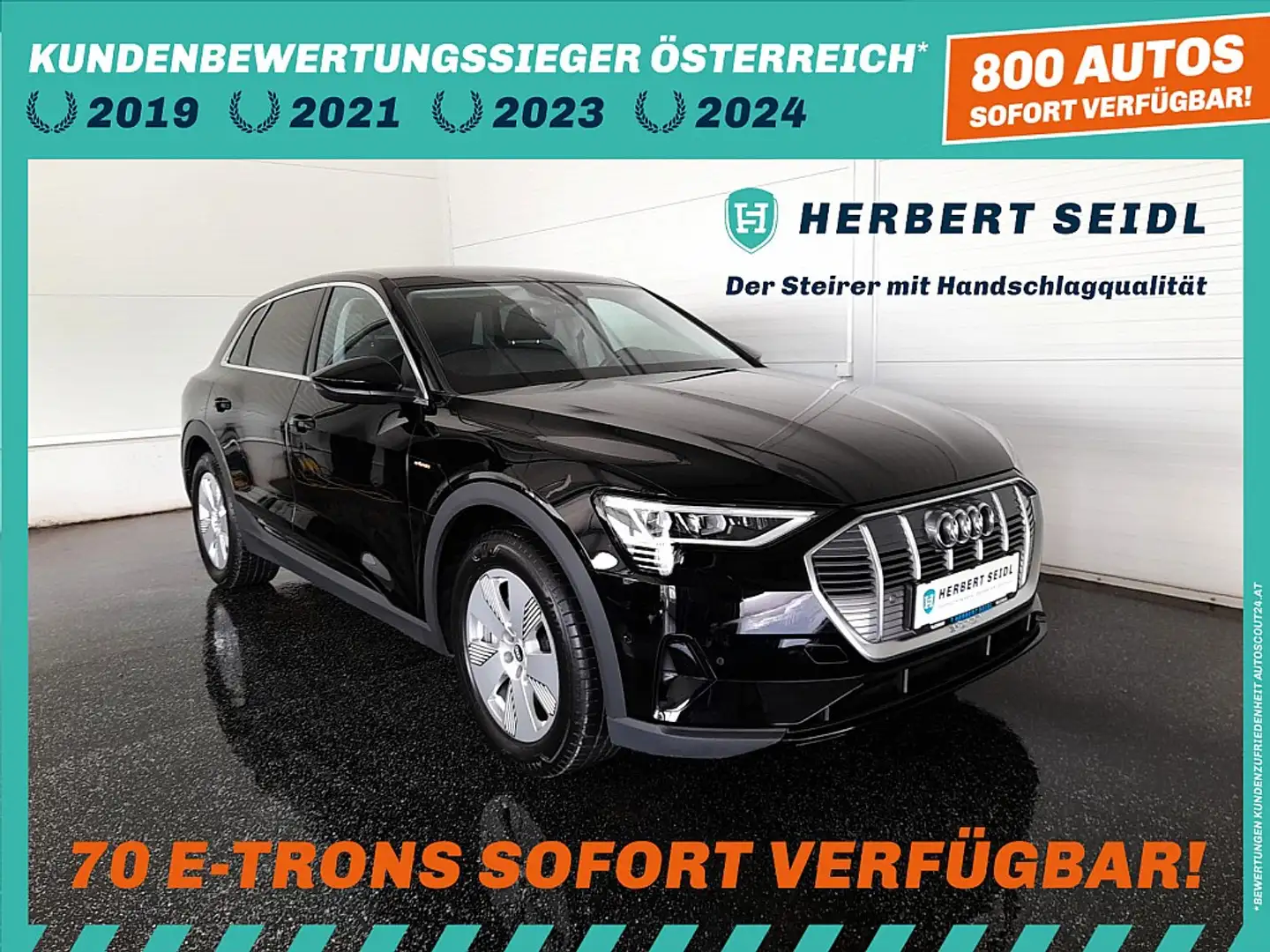 Audi e-tron 50 quattro *VIRTUELL / LED / NAVI / LUFTFEDERUN... Schwarz - 1
