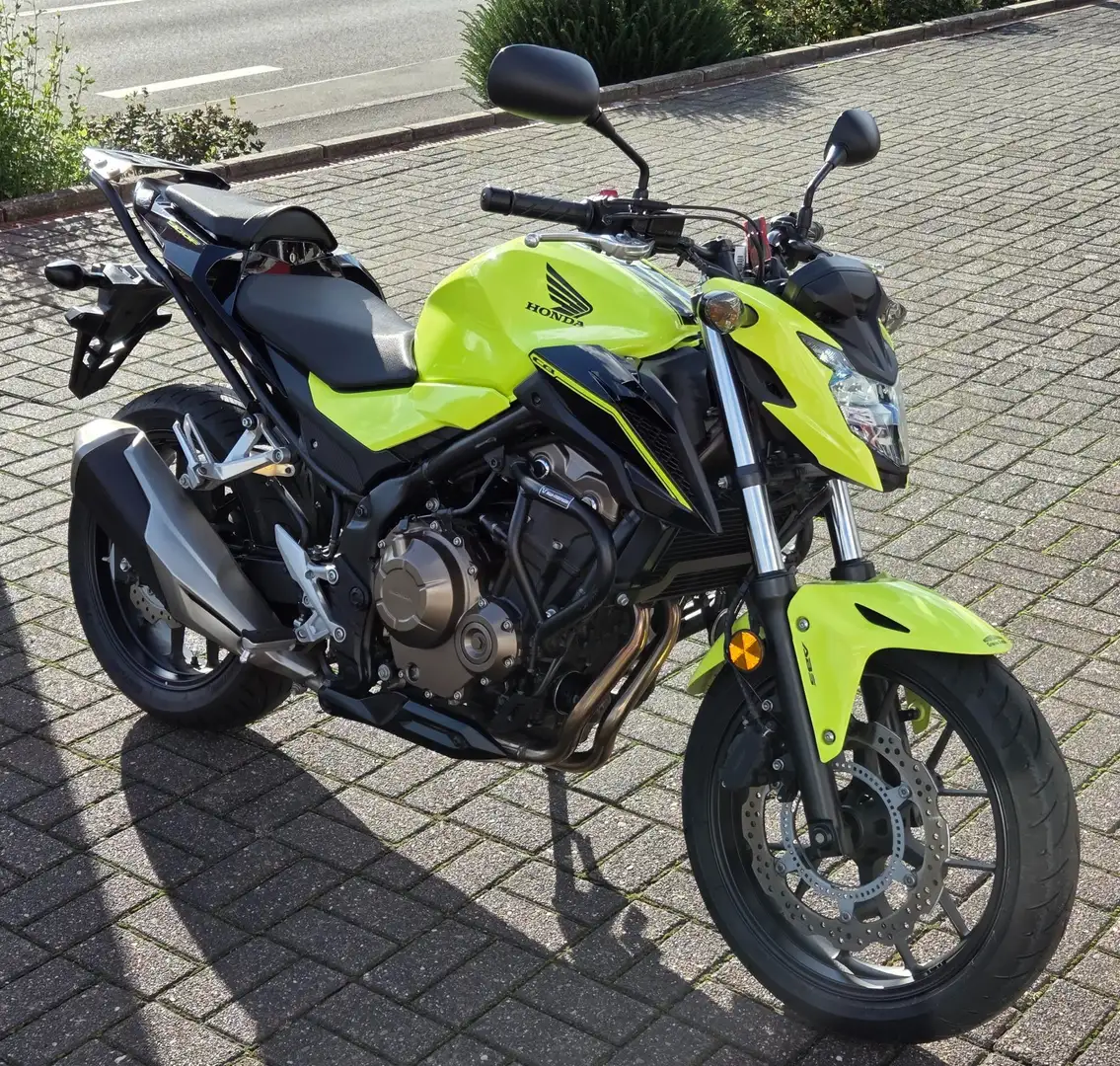 Honda CB 500 FA*nur 4.750 km*Zubehör* Sárga - 2