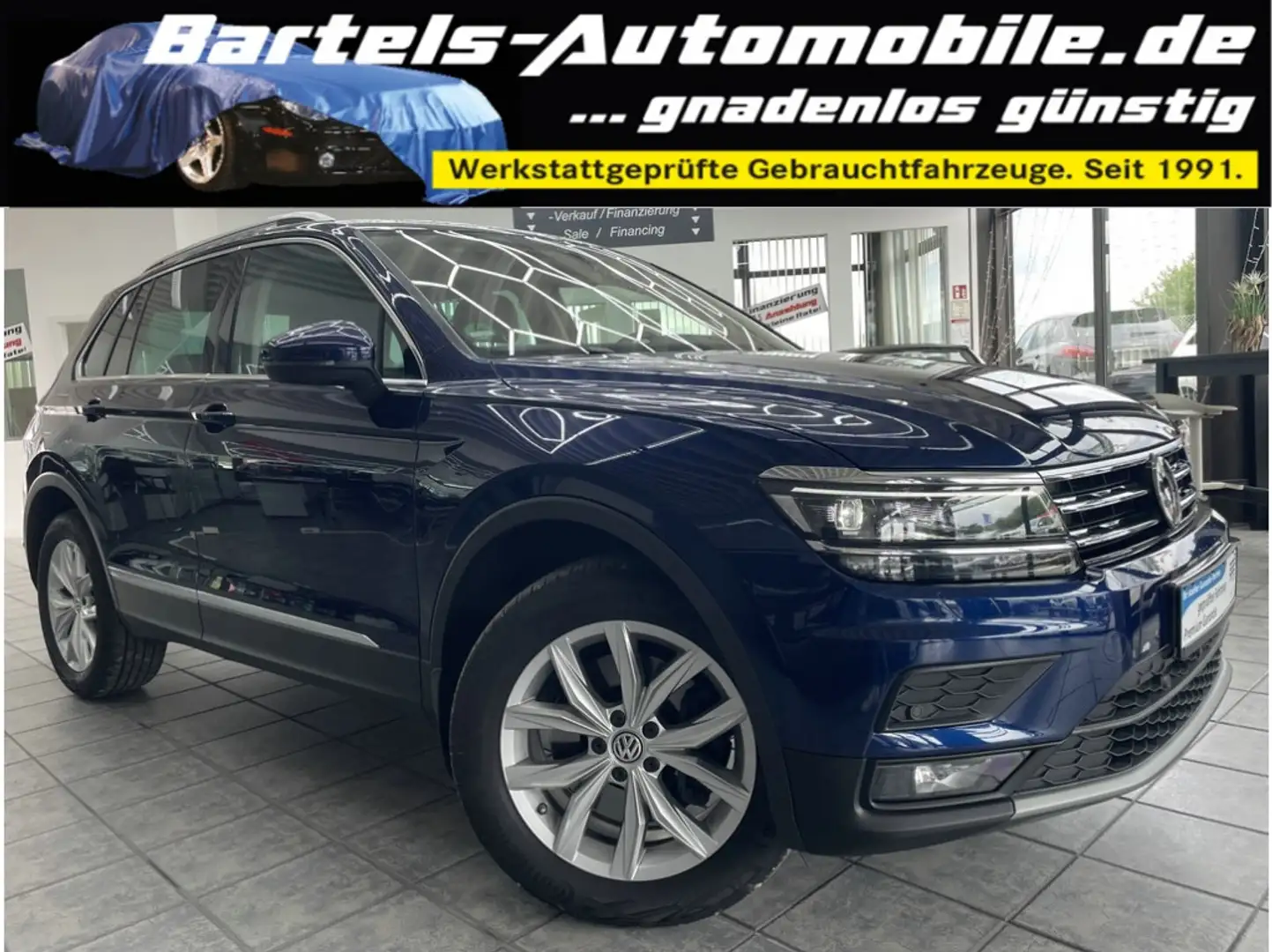 Volkswagen Tiguan 2.0 TDI 4Motion Highline, DSG, LED, HUD Blau - 1