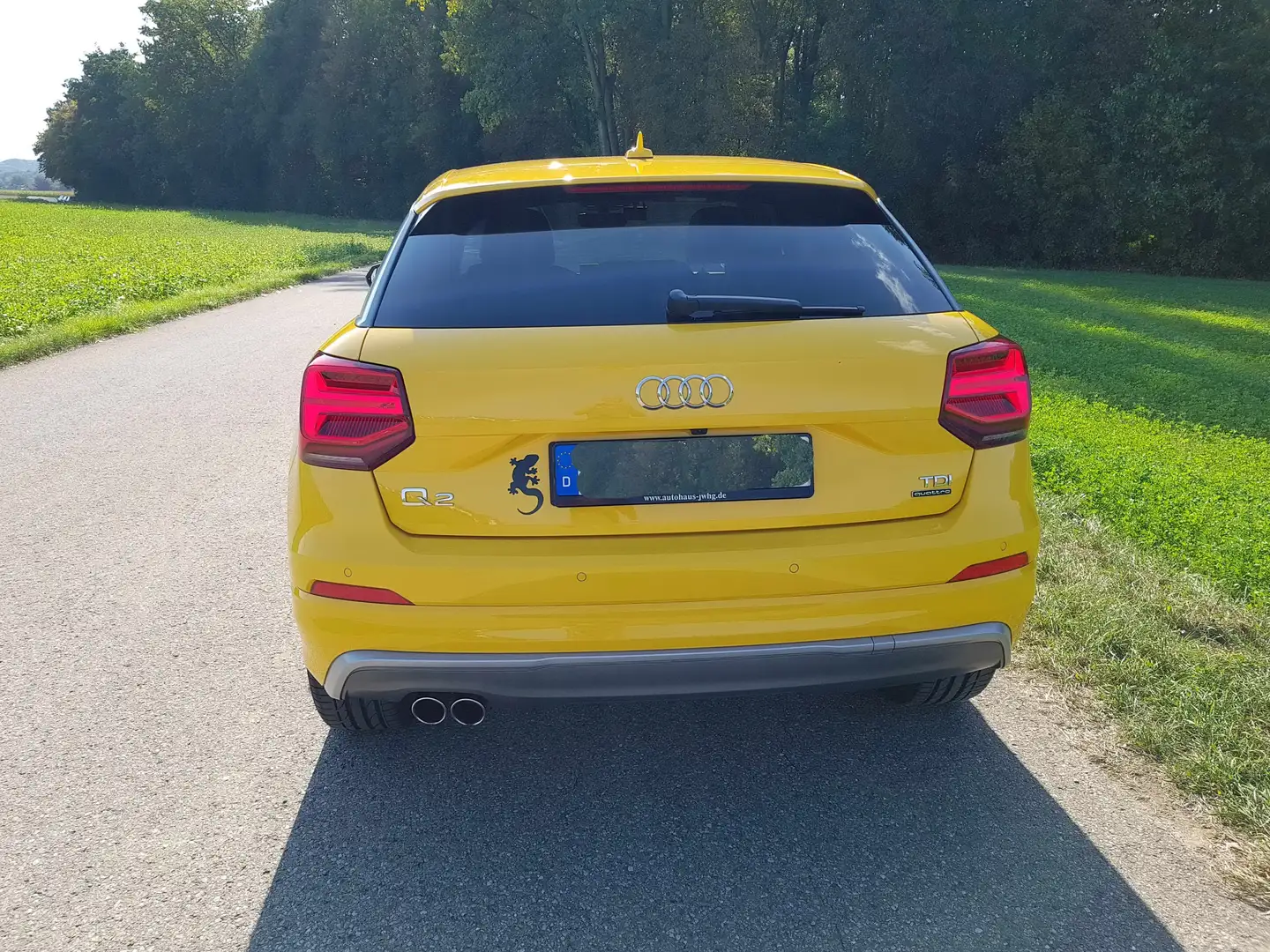 Audi Q2 SLine mit Vollausstattung Gelb - 2