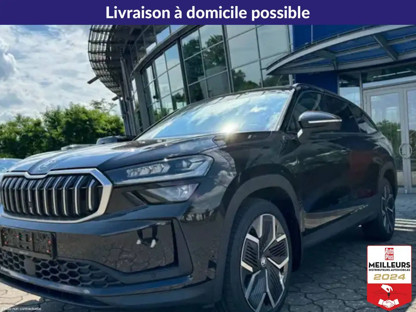 Skoda Kodiaq TSI 204 Hybride Rechargeable PHEV DSG6 Sportline + Noir - 1
