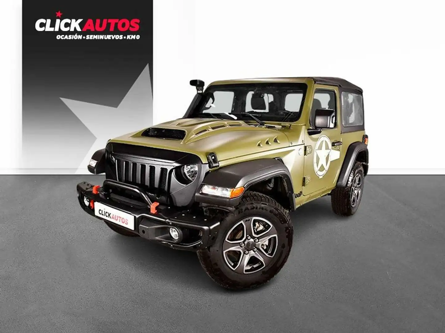Jeep Wrangler 2.2CRD Sport 8ATX Verde - 1