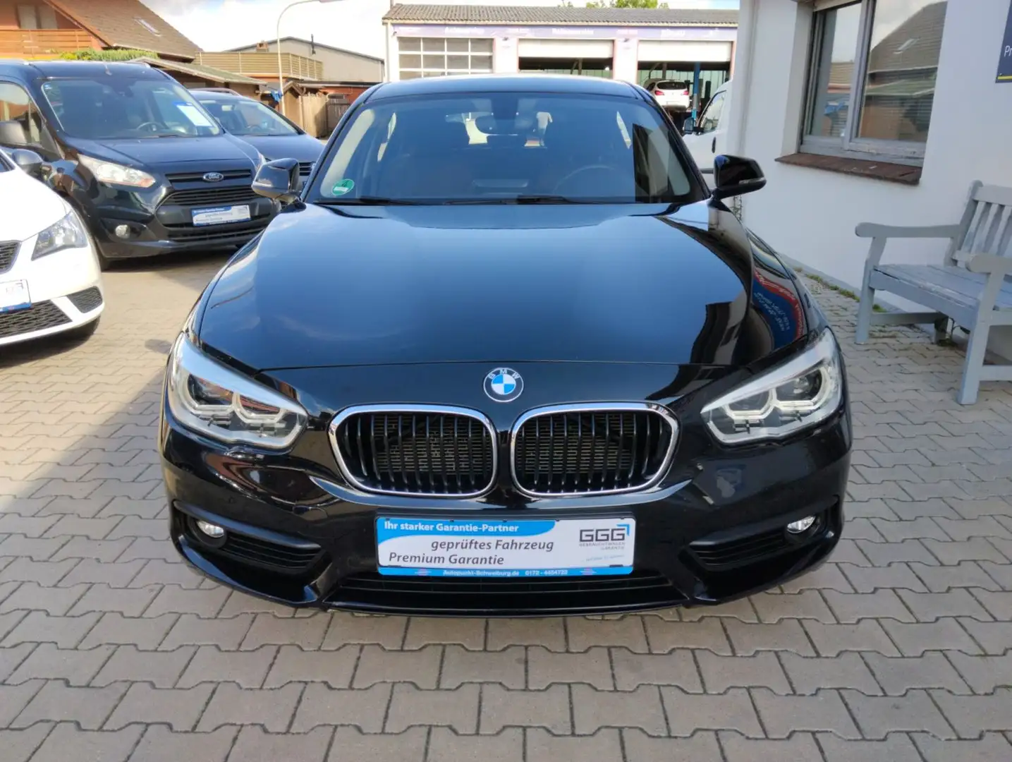 BMW 118 Baureihe 1 118 d Advantage TÜV-AU NEU Noir - 2