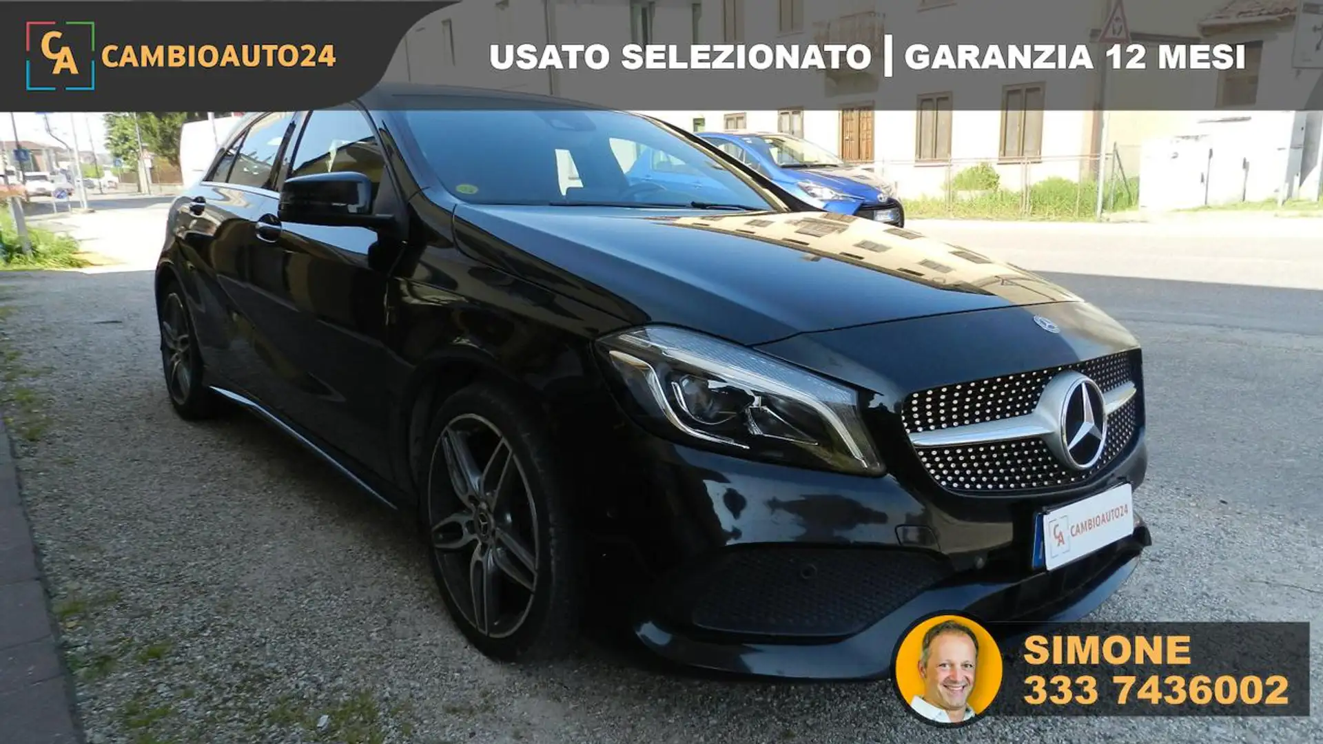 Mercedes-Benz A 180 d Automatic Premium Zwart - 2