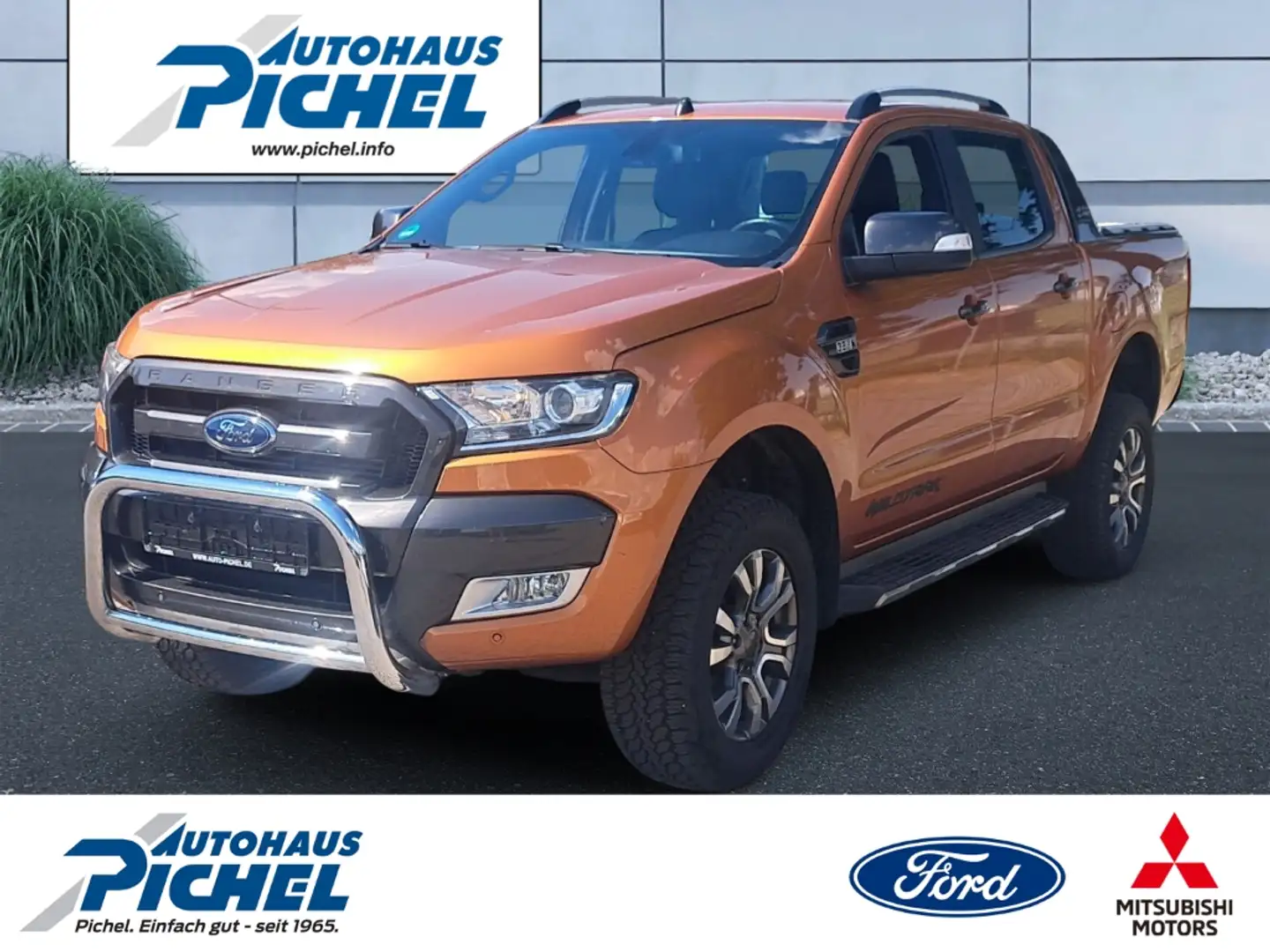 Ford Ranger Doka 4x4 3.2 TDCi Wildtrak LADERAUMWANNE+NAVI Orange - 1