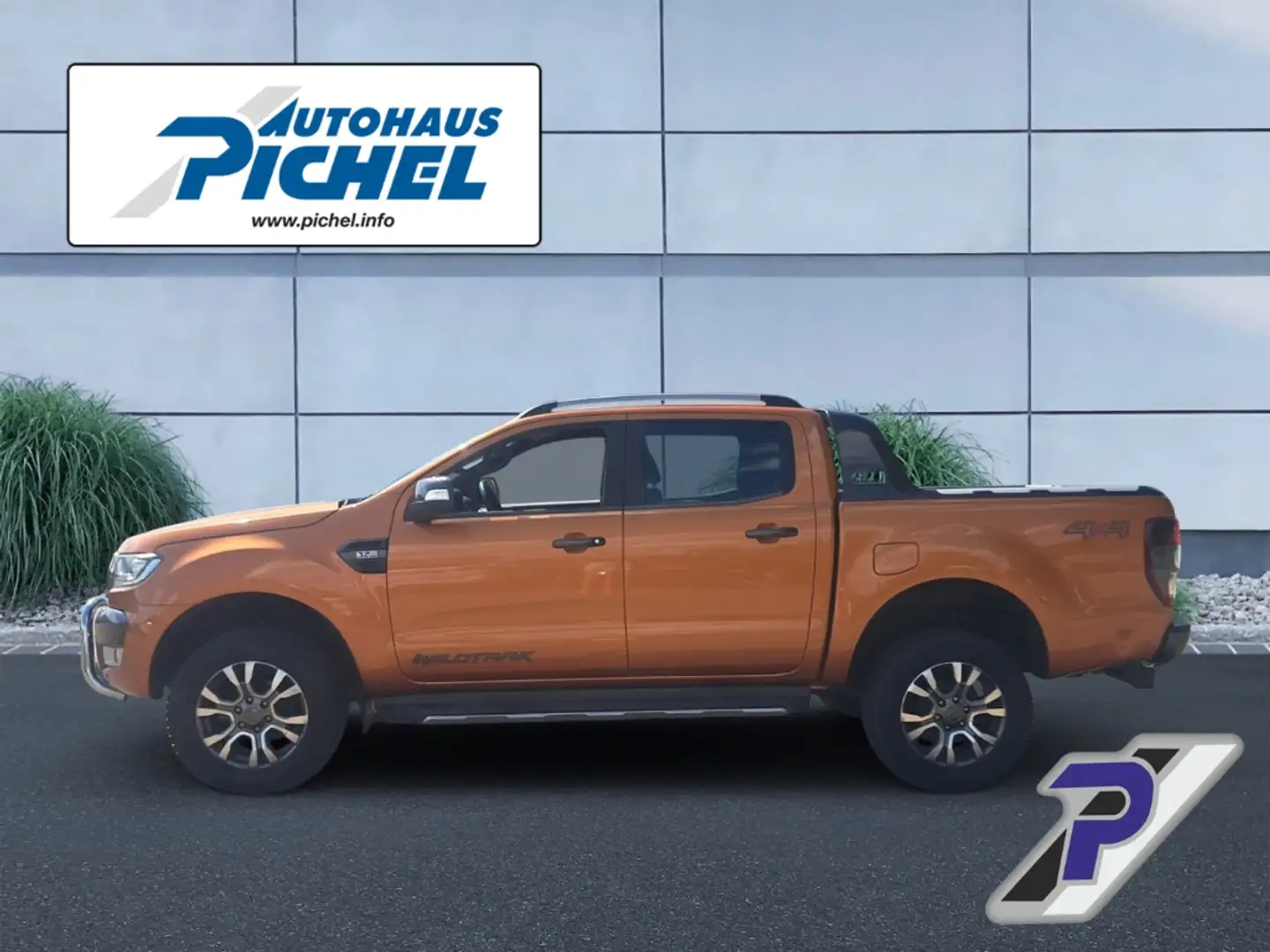 Ford Ranger Doka 4x4 3.2 TDCi Wildtrak LADERAUMWANNE+NAVI Orange - 2