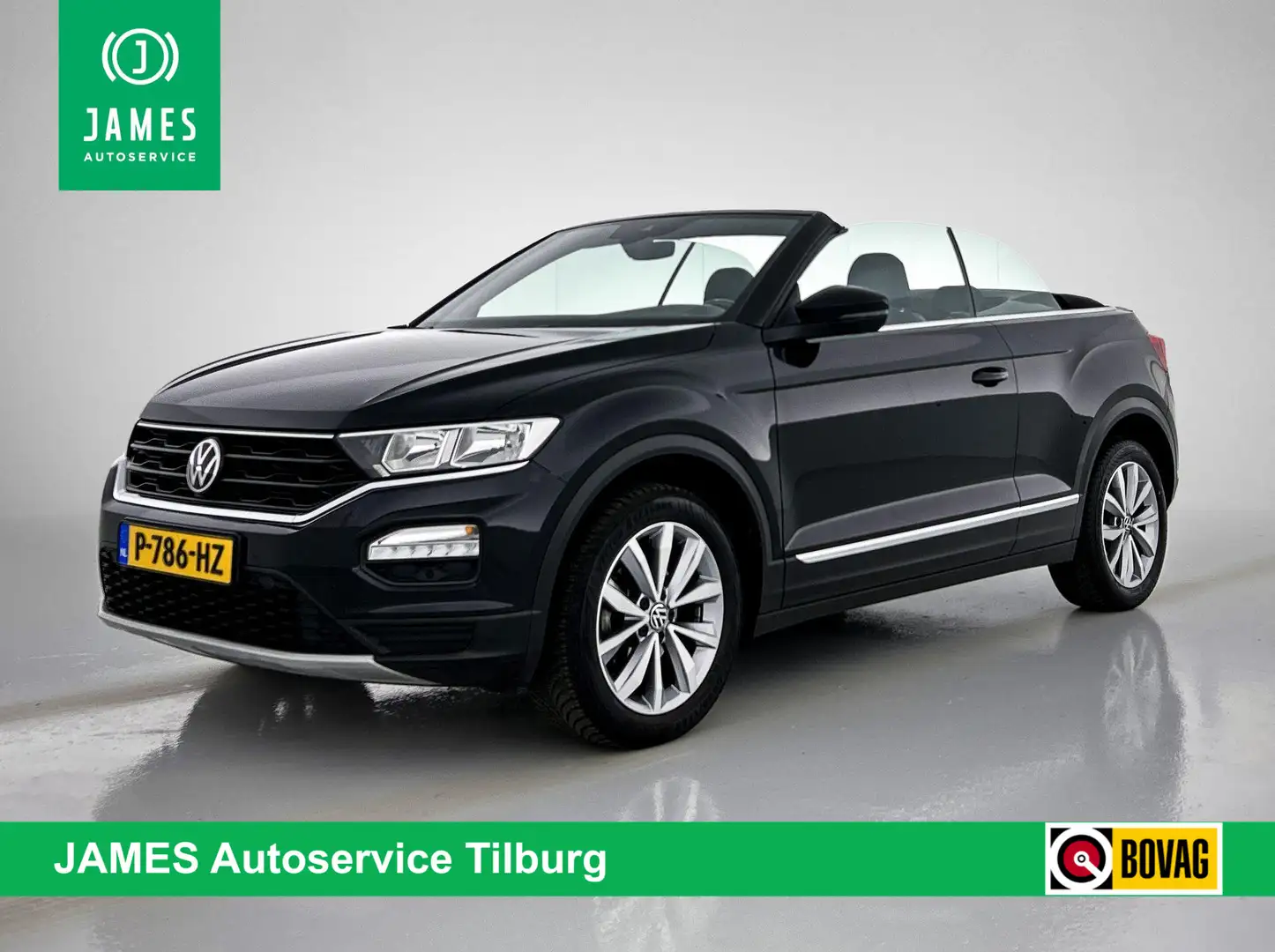 Volkswagen T-Roc Cabrio 1.0 TSI Style NAVI ELECTR-KAP Noir - 1