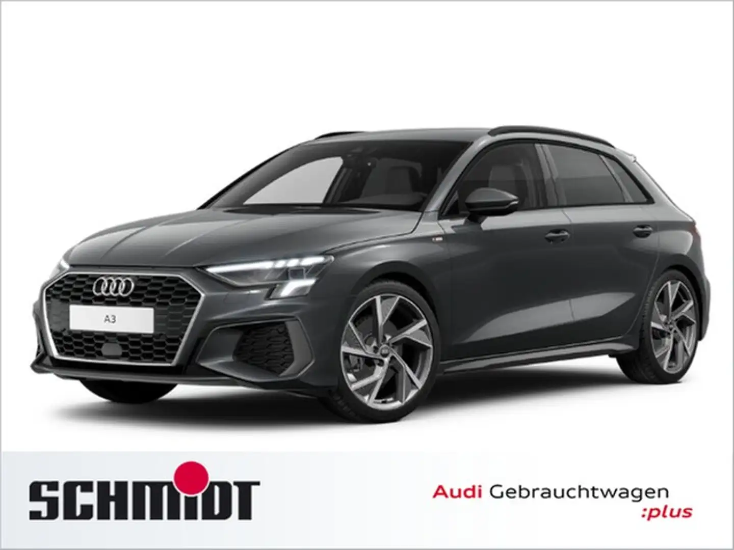 Audi A3 Sportback 35 TFSI S line LM19 AHK LED Navi+ Grau - 1