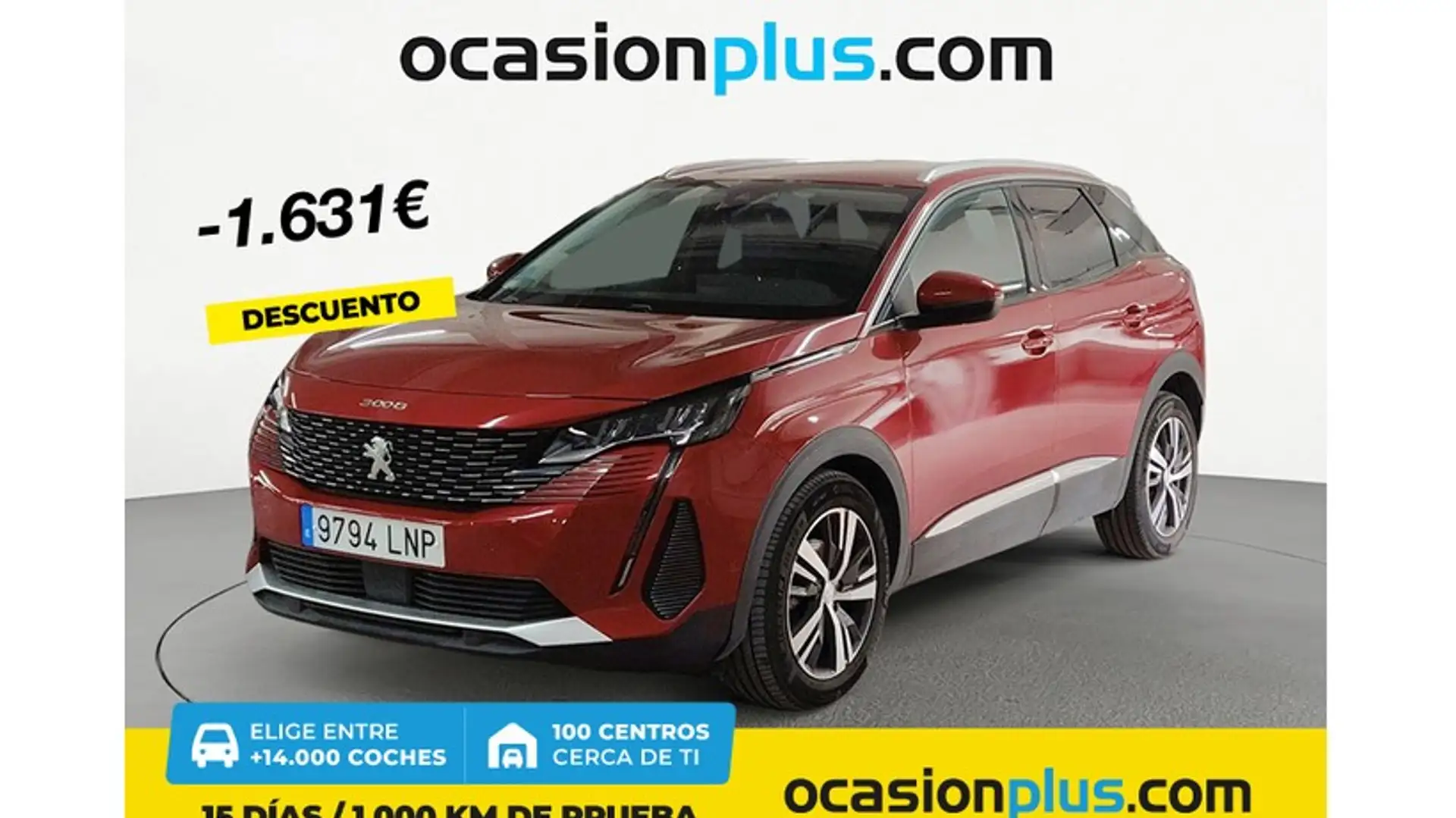 Peugeot 3008 1.2 PureTech S&S Allure 130 Rojo - 1