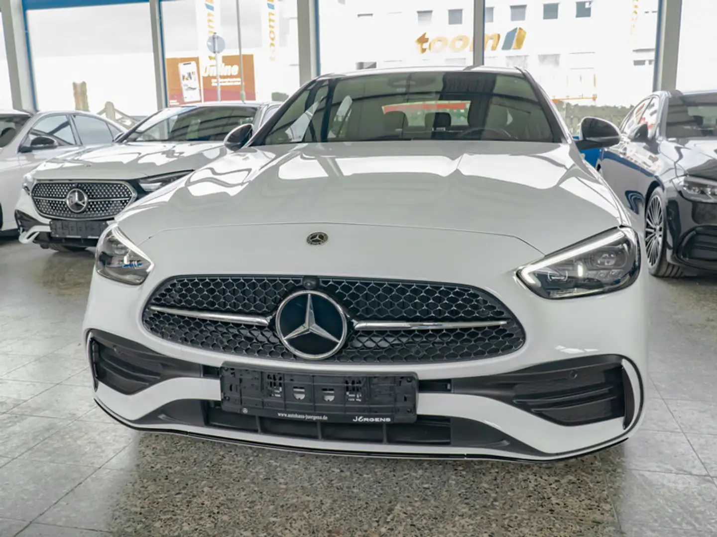 Mercedes-Benz C 200 AMG-Sport/DIGITAL/360/Night/Distr/Sound/18 Weiß - 2